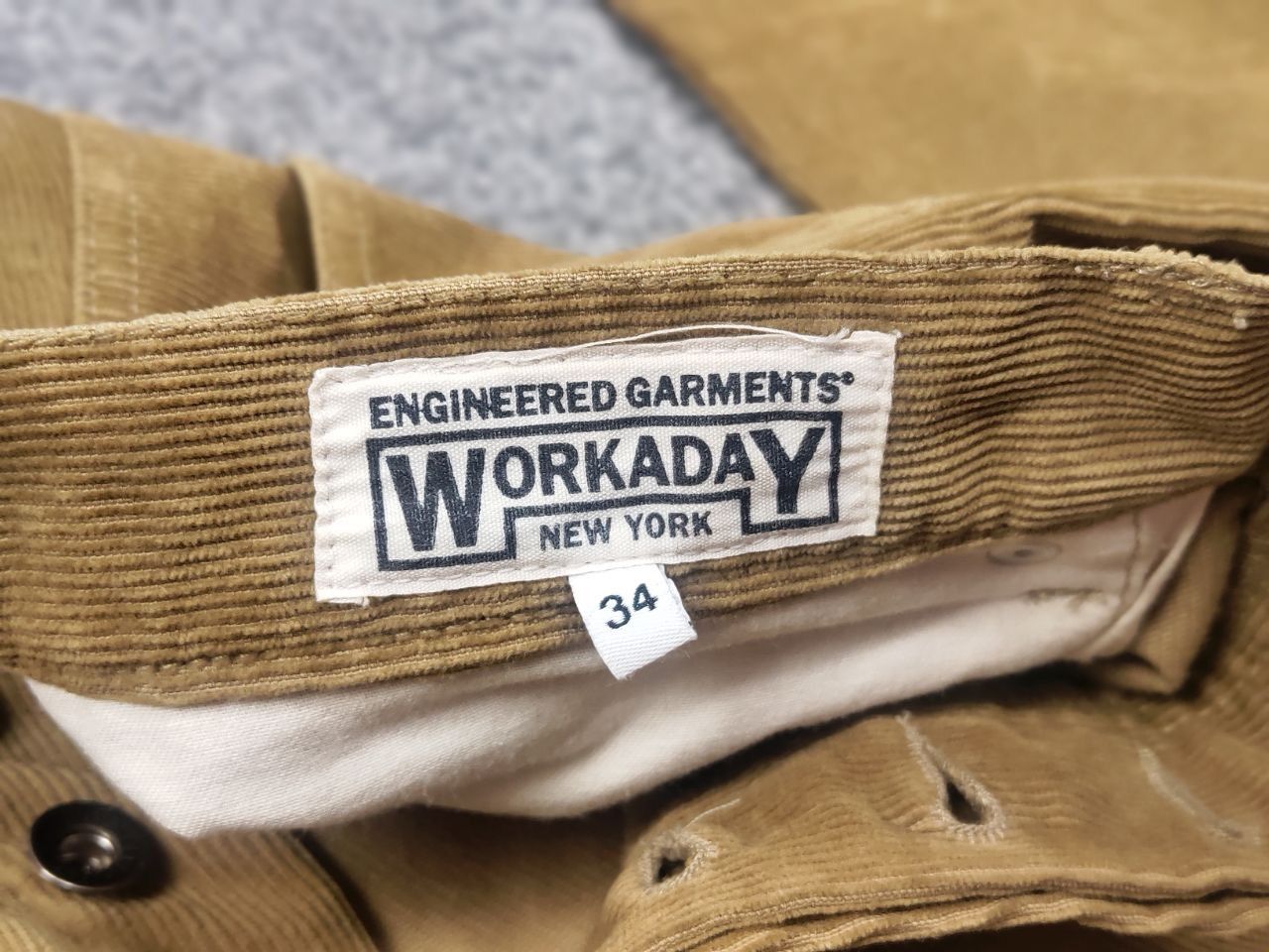 Engineered Garments Engineered Garments Workaday Utility Corduroy Trouser Pants Size US 34 / EU 50 - 12 Thumbnail