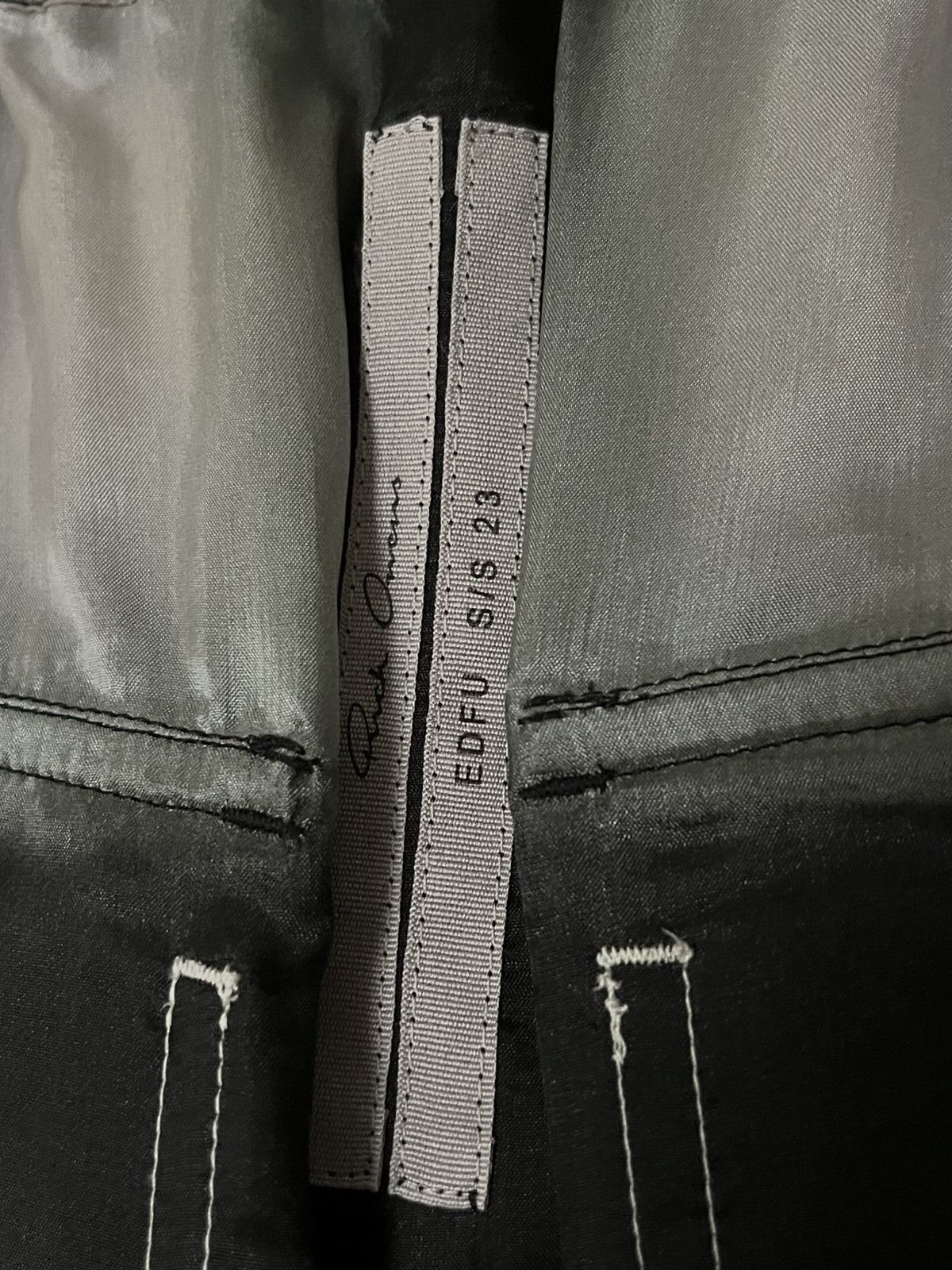 Rick Owens Rare 💯 % Cupro Pods. Size US 34 / EU 50 - 4 Thumbnail