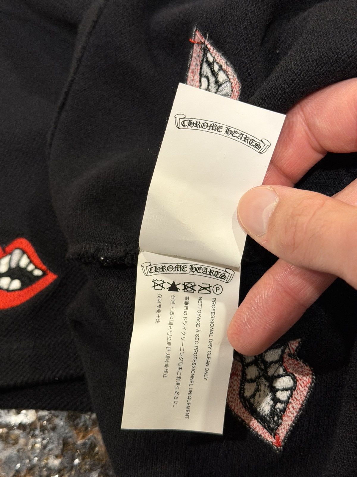 Chrome Hearts Chrome Hearts x Matty Boy Chomper Lips Black Polo Shirt Size US M / EU 48-50 / 2 - 15 Thumbnail