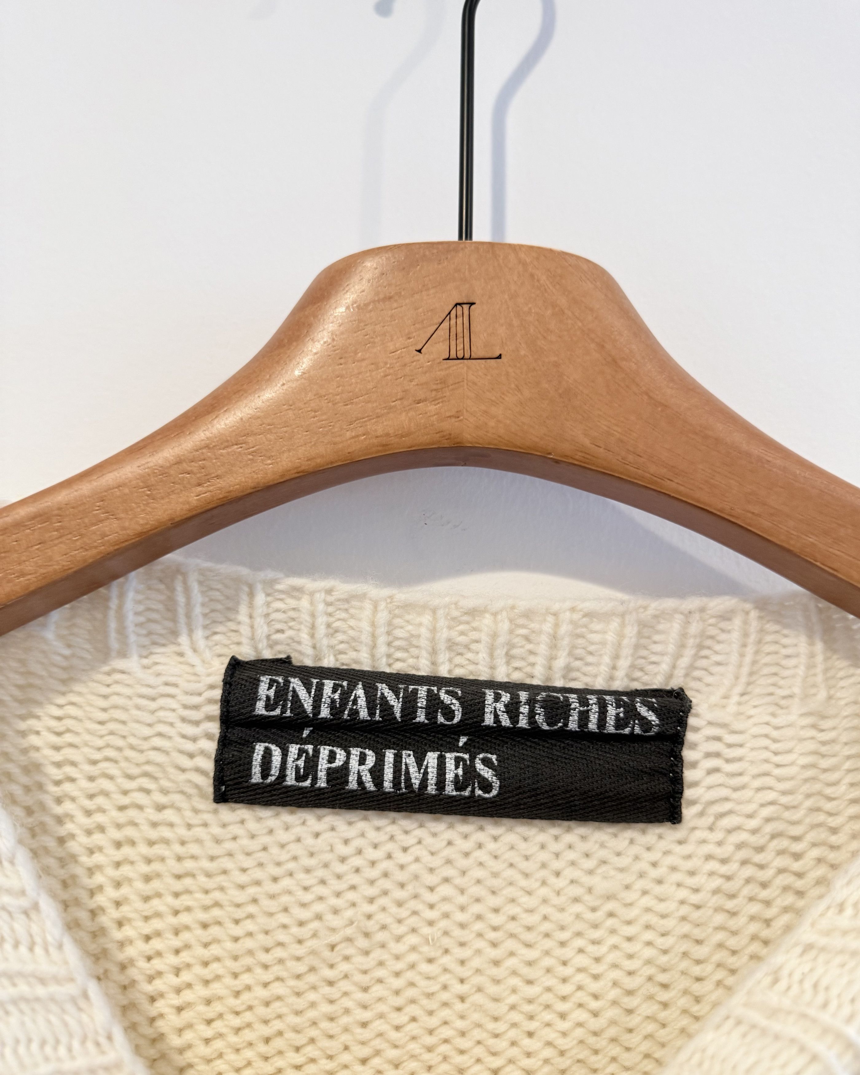 Enfants Riches Deprimes × Maxfield Los Angeles Enfants Riches Deprimes Damaged Knit Sweater Size US L / EU 52-54 / 3 - 4 Thumbnail