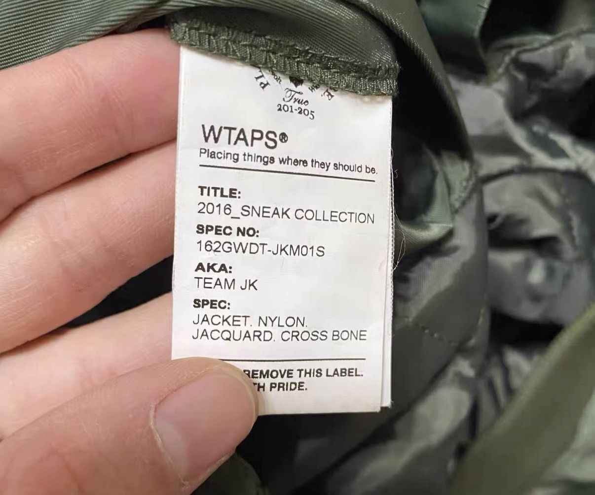 Wtaps WTAPS 16AW TEAM Bone Embroidered Padded Jacket J16 Size US S / EU 44-46 / 1 - 6 Thumbnail