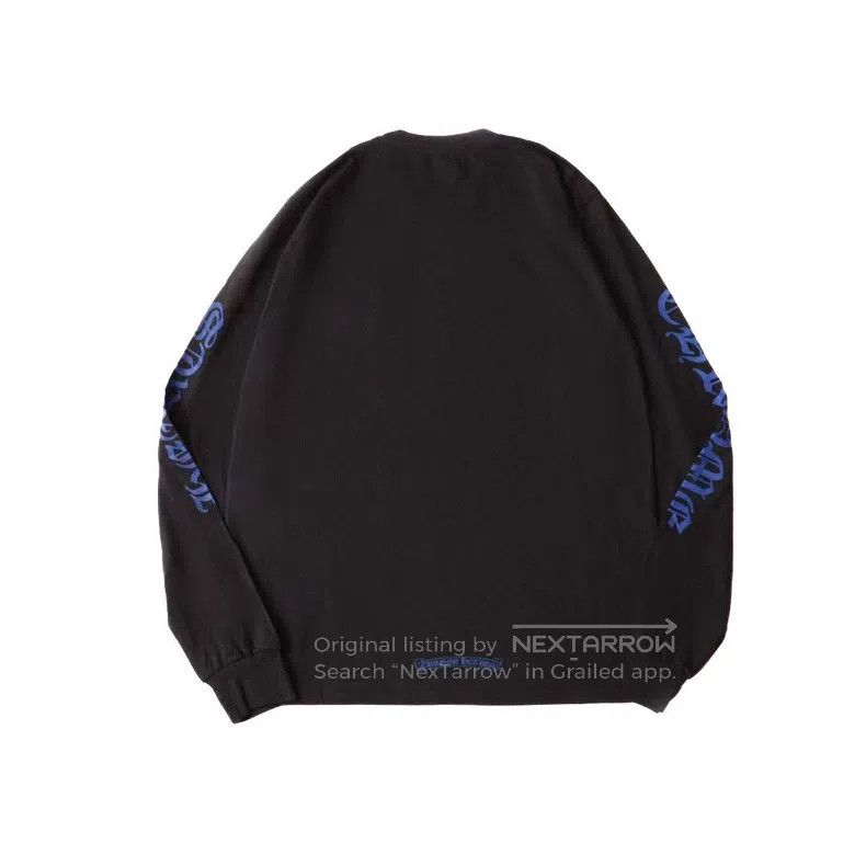 Chrome Hearts CHROME HEARTS Size M Black and blue neckline logo long slee Size US M / EU 48-50 / 2 - 2 Thumbnail