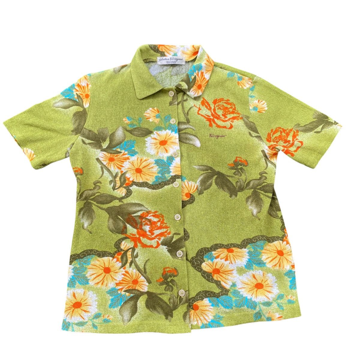 Salvatore Ferragamo Vintage Salvatore Ferragamo Beautiful Shirts Size M / US 6-8 / IT 42-44 - 1 Thumbnail