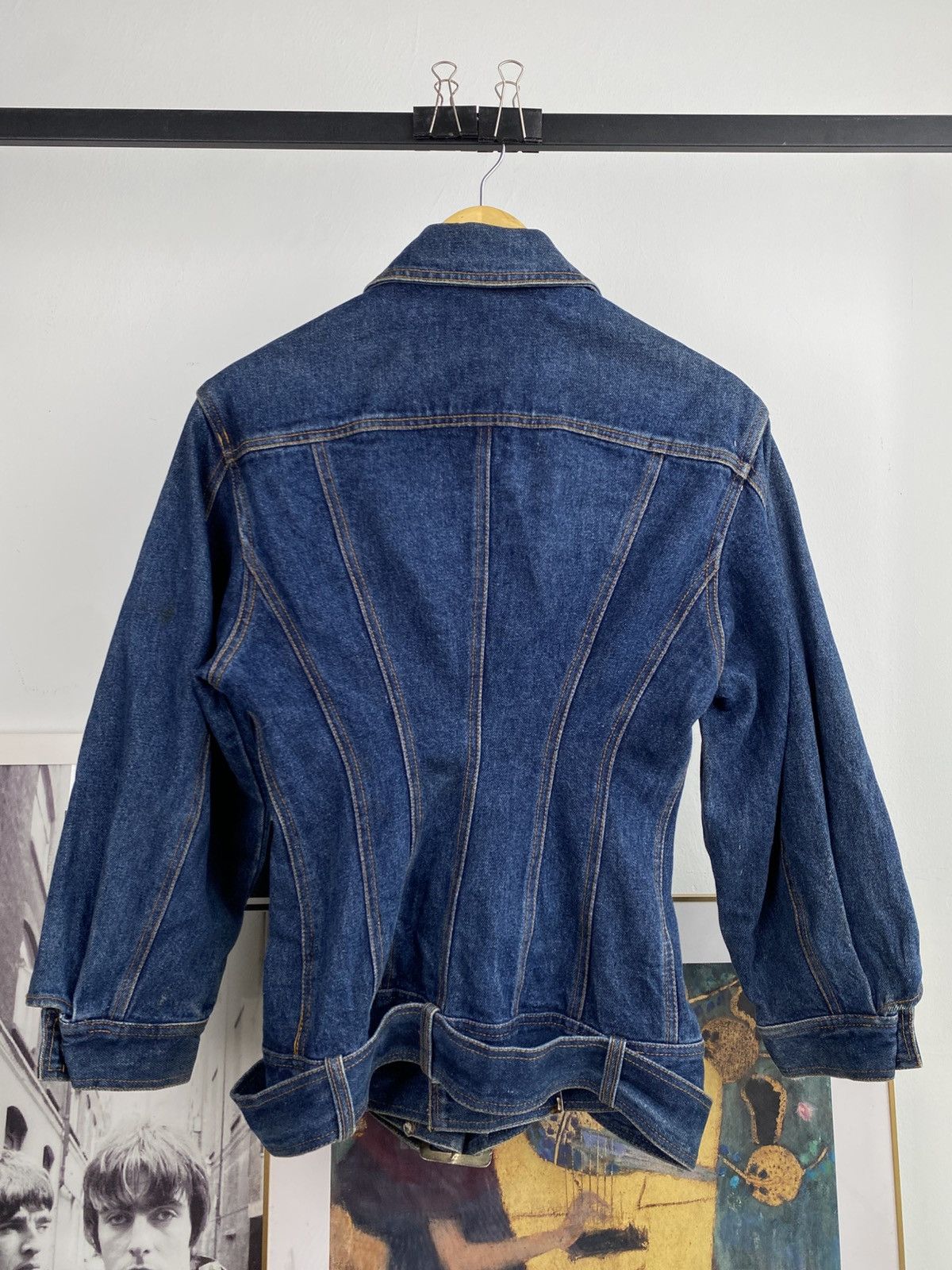 Jean Paul Gaultier 90's Junior Gaultier Blouson Denim Jacket Size S / US 4 / IT 40 - 8 Thumbnail