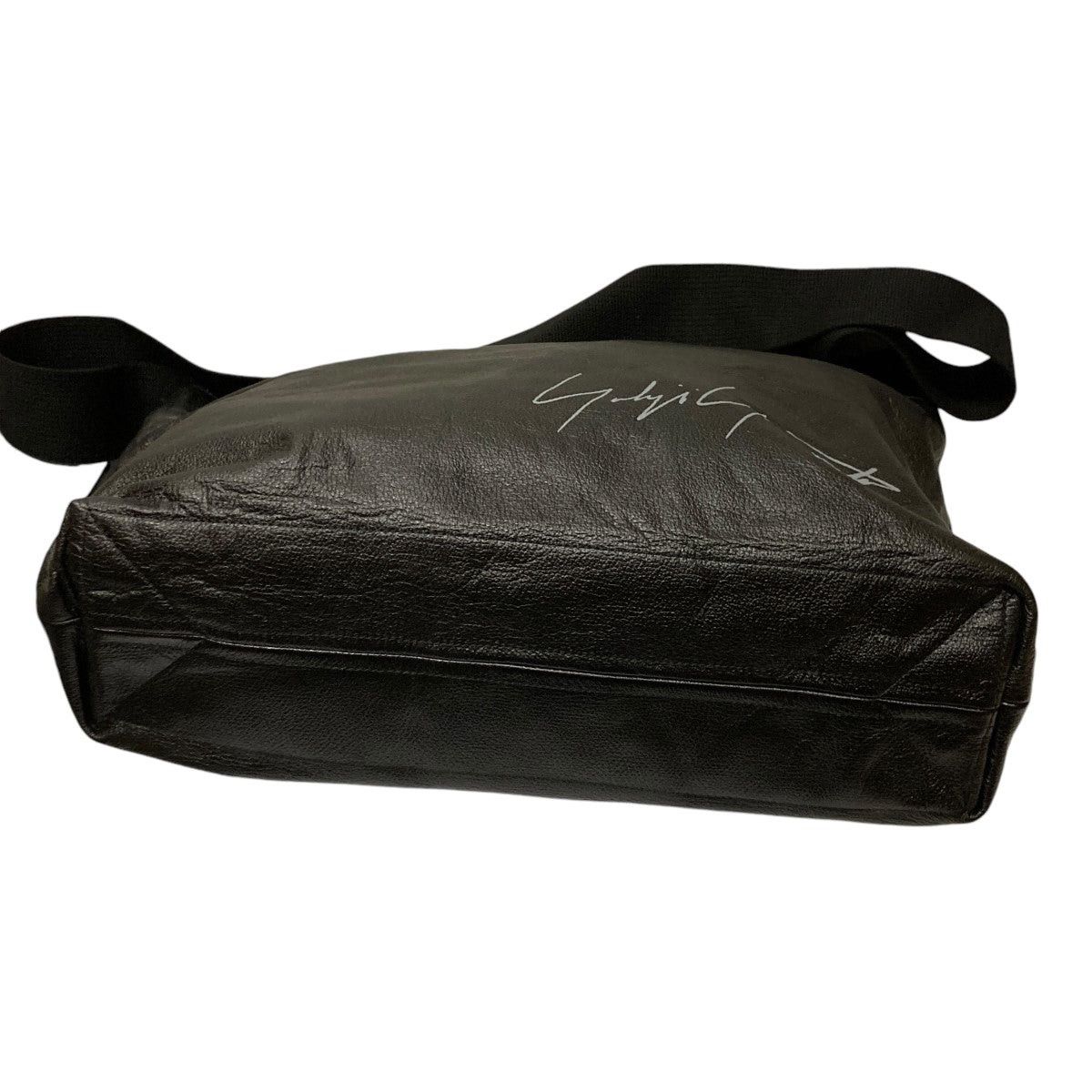 Yohji Yamamoto yohji yamamoto Signature logo leather shoulder bag Size ONE SIZE - 4 Thumbnail