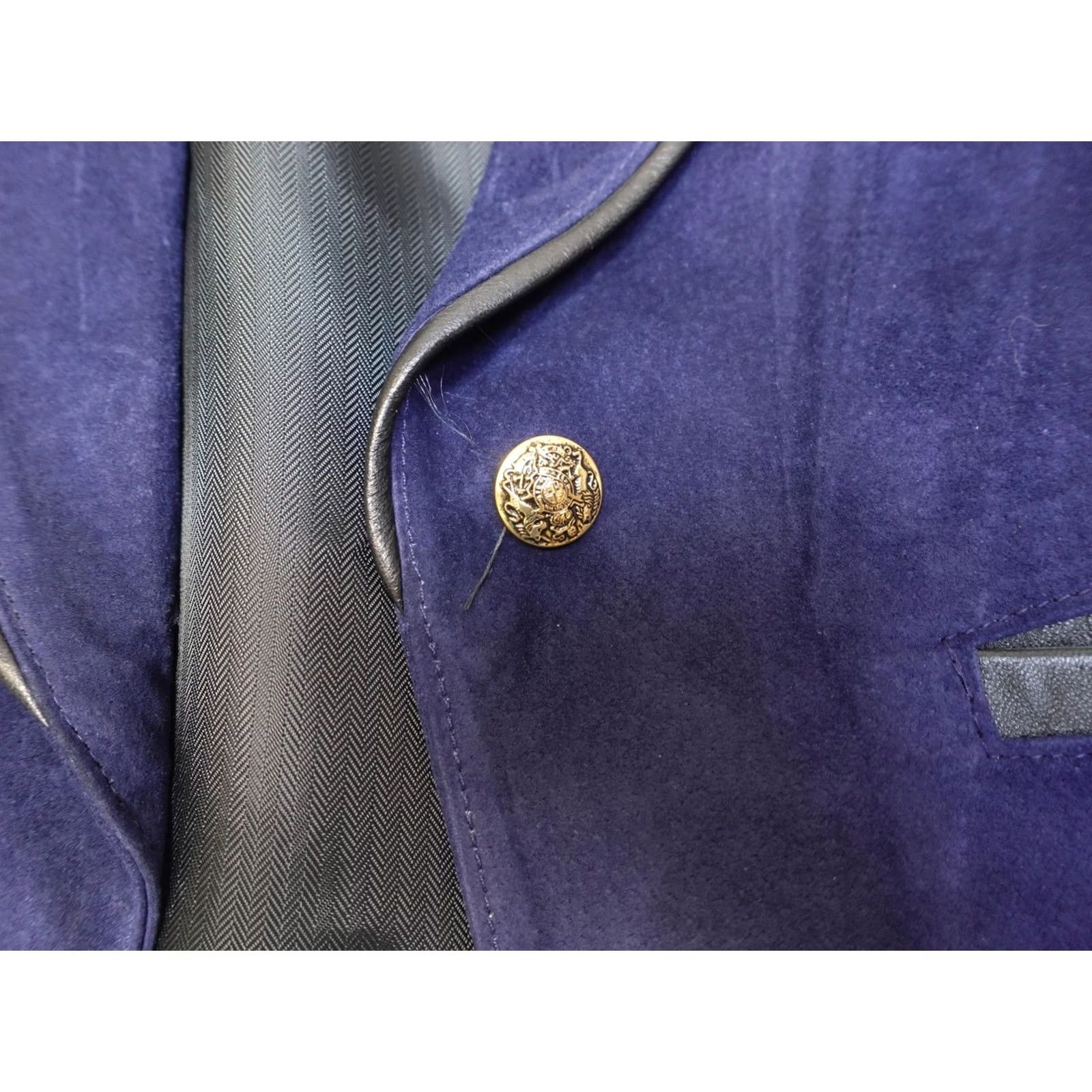 Vintage VINTAGE Frontier Collection Western Jacket Womens L Purple Suede Leather Cropped Rodeo Made USA Size L / US 10 / IT 46 - 3 Thumbnail