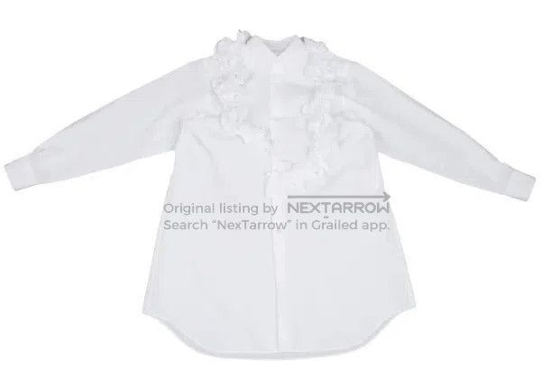 Comme des Garcons Comme Des Garcons White vintage lace design sense shirt to Size XS / US 0-2 / IT 36-38 - 2 Thumbnail
