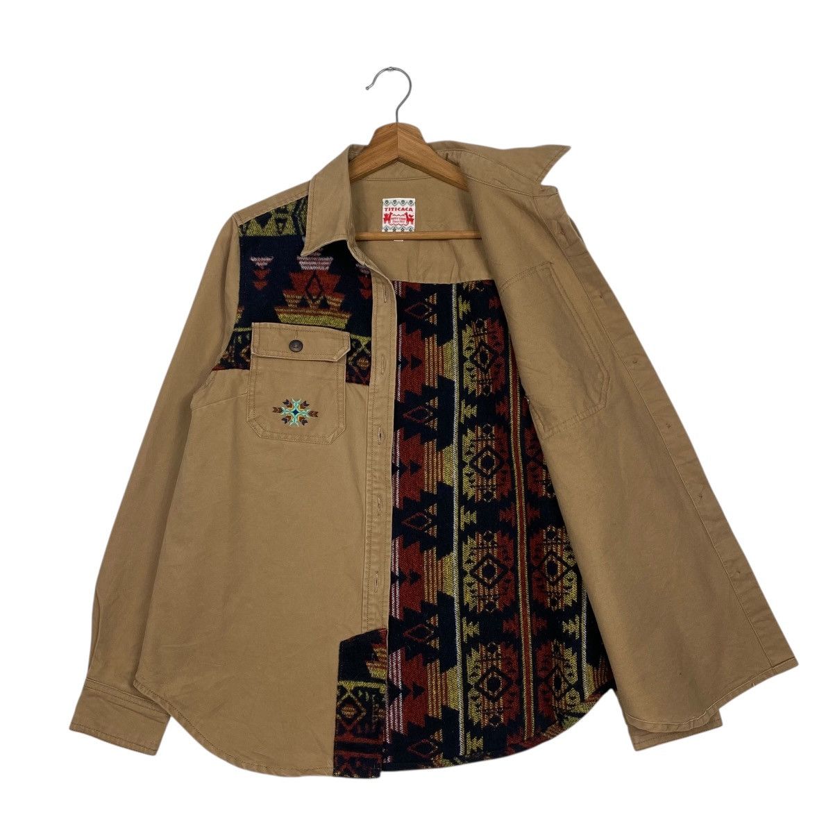 Japanese Brand Titicaca navajo shirt Size US S / EU 44-46 / 1 - 9 Thumbnail