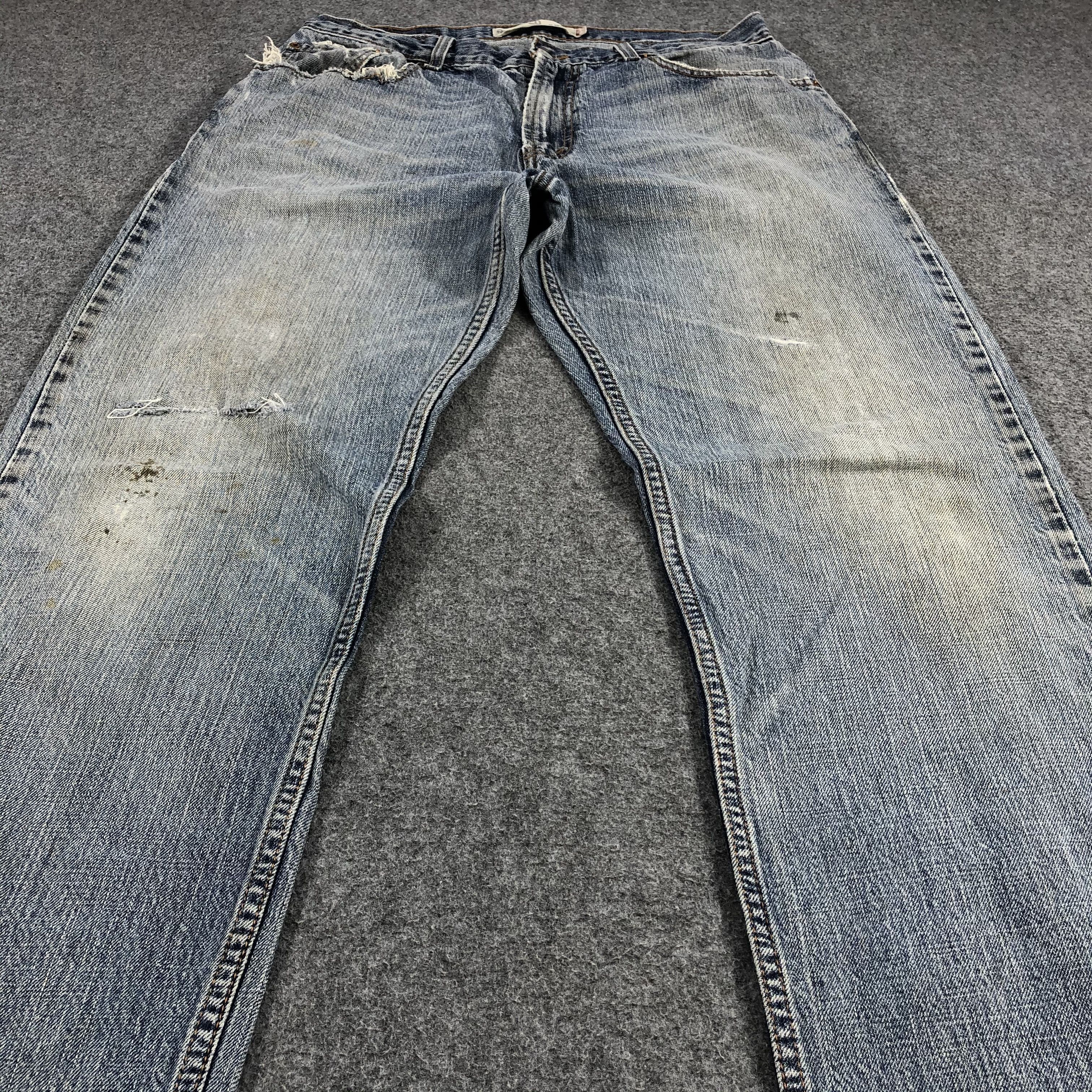 Levi's Vintage Distress Levis 559 Jeans-JM1134 Size US 34 / EU 50 - 3 Thumbnail