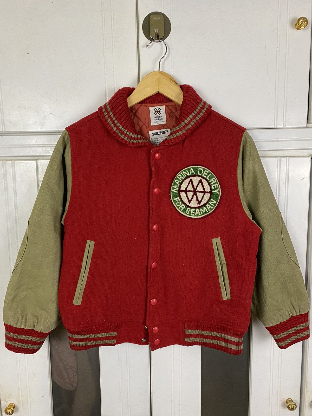 Vintage Vintage Marina Delrey Varsity Jacket Size US S / EU 44-46 / 1 - 1 Thumbnail
