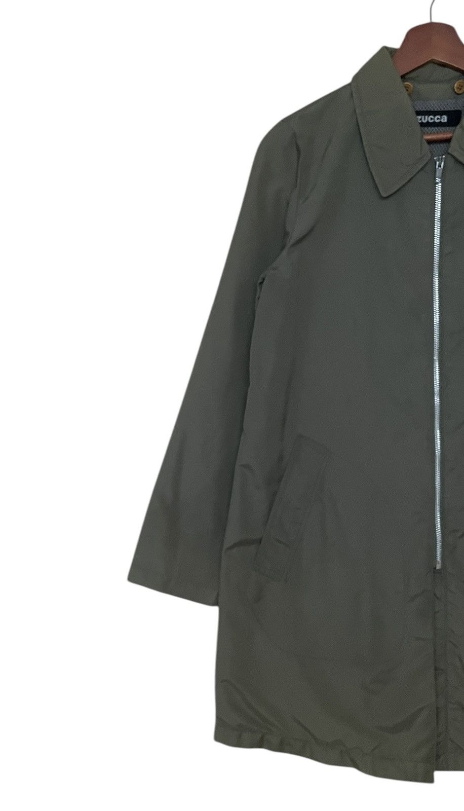Issey Miyake × Japanese Brand × Zucca Vintage Japanase Brand Zucca Trench Coat 1990s Size US M / EU 48-50 / 2 - 3 Thumbnail