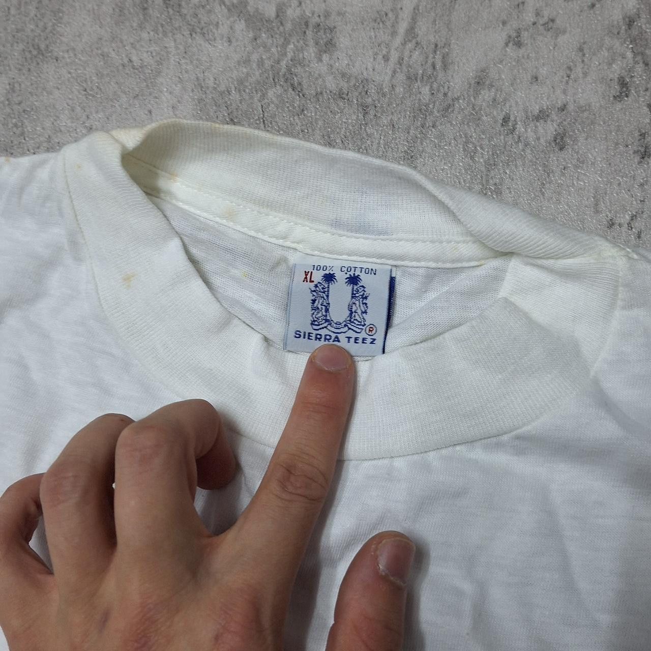 Other 1980s white vintage t-shirt with unique front Size US XL / EU 56 / 4 - 3 Thumbnail