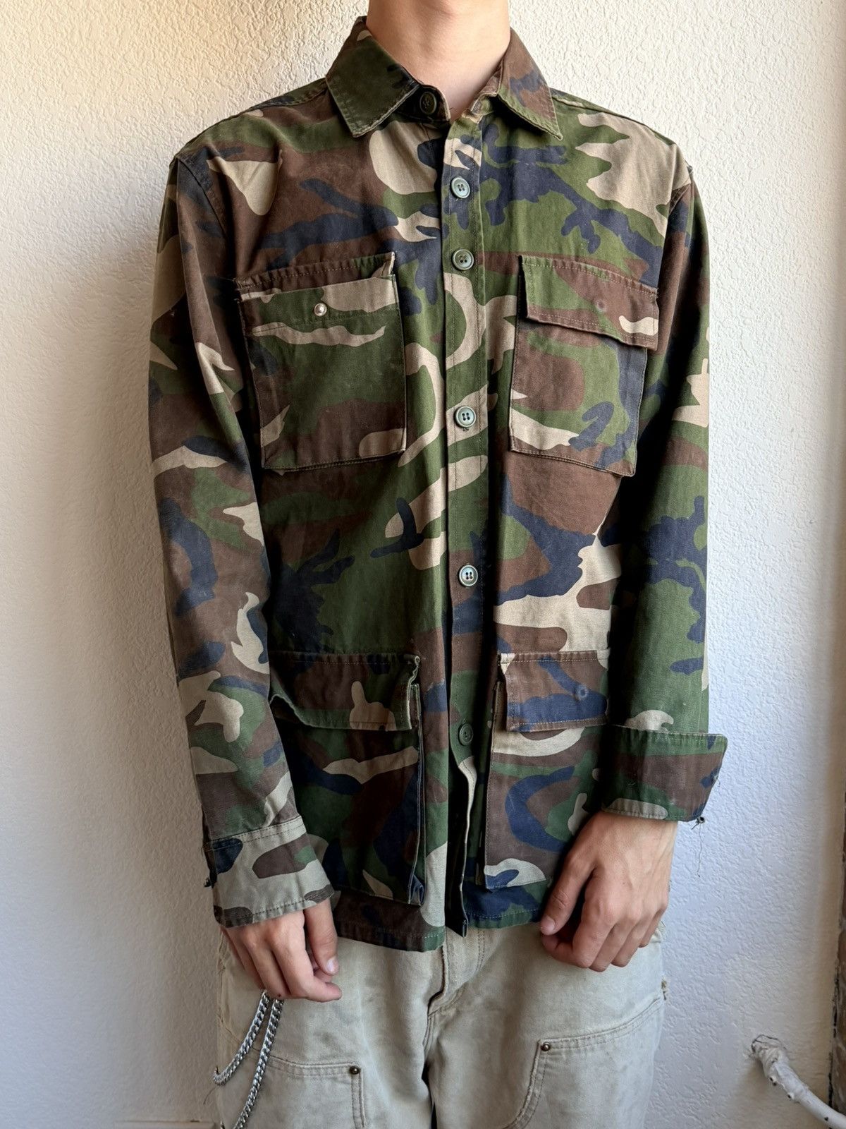 FOG Fog Camo Button Up Size US S / EU 44-46 / 1 - 1 Thumbnail
