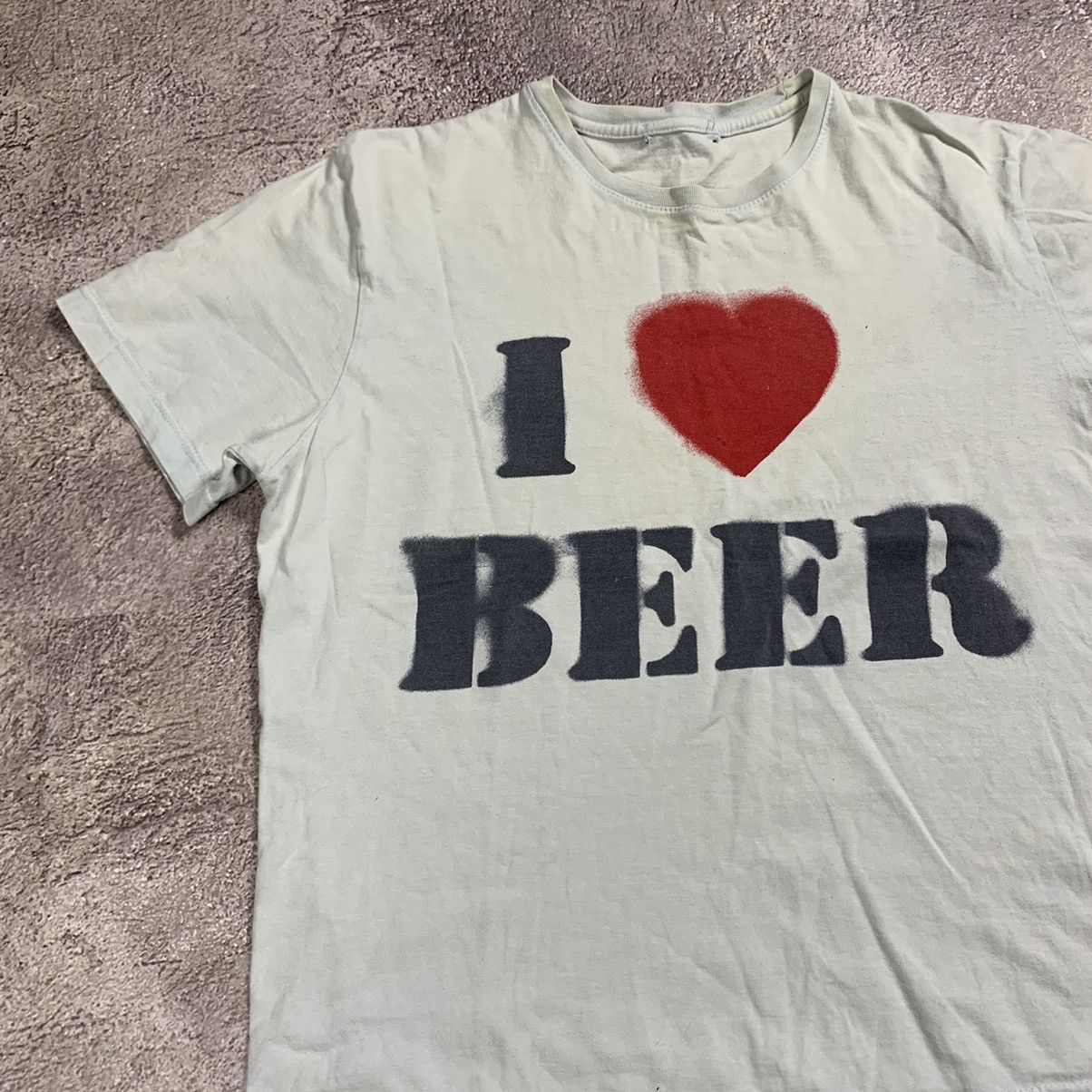 Vintage Vintage Y2K Graphic Tee I Love Beer Slogan Funny Streetwear Size US M / EU 48-50 / 2 - 3 Thumbnail