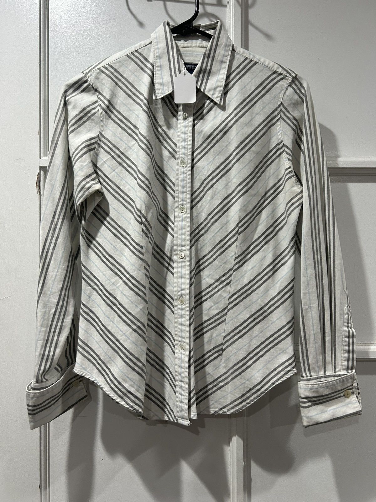 Burberry Burberry striped button up S Size S / US 4 / IT 40 - 1 Thumbnail