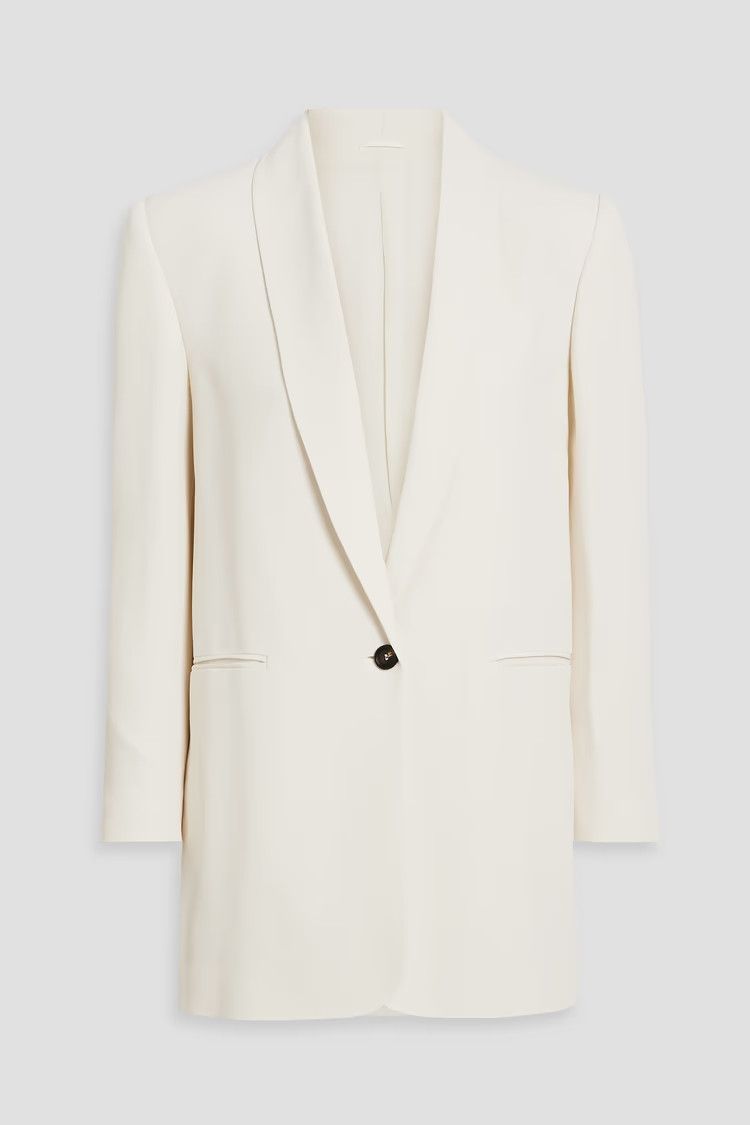 Brunello Cucinelli o1y0725 Blazer in Cream Size XS / US 0-2 / IT 36-38 - 1 Thumbnail