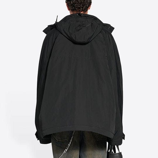 Balenciaga o1bcso1str1124 BB Icon Kick Parka in Black Size US M / EU 48-50 / 2 - 2 Thumbnail