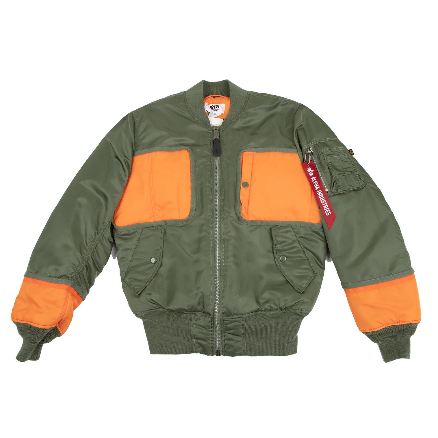 Junya Watanabe Reversible MA-1 er Jacket in Khaki Orange, XS Size US XS / EU 42 / 0 - 1 Thumbnail