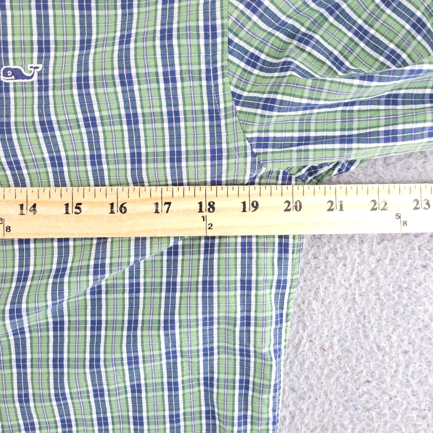 Vineyard Vines Vineyard Vines Shirt Mens Small Green Long Sleeve Check Whale Size US S / EU 44-46 / 1 - 5 Thumbnail