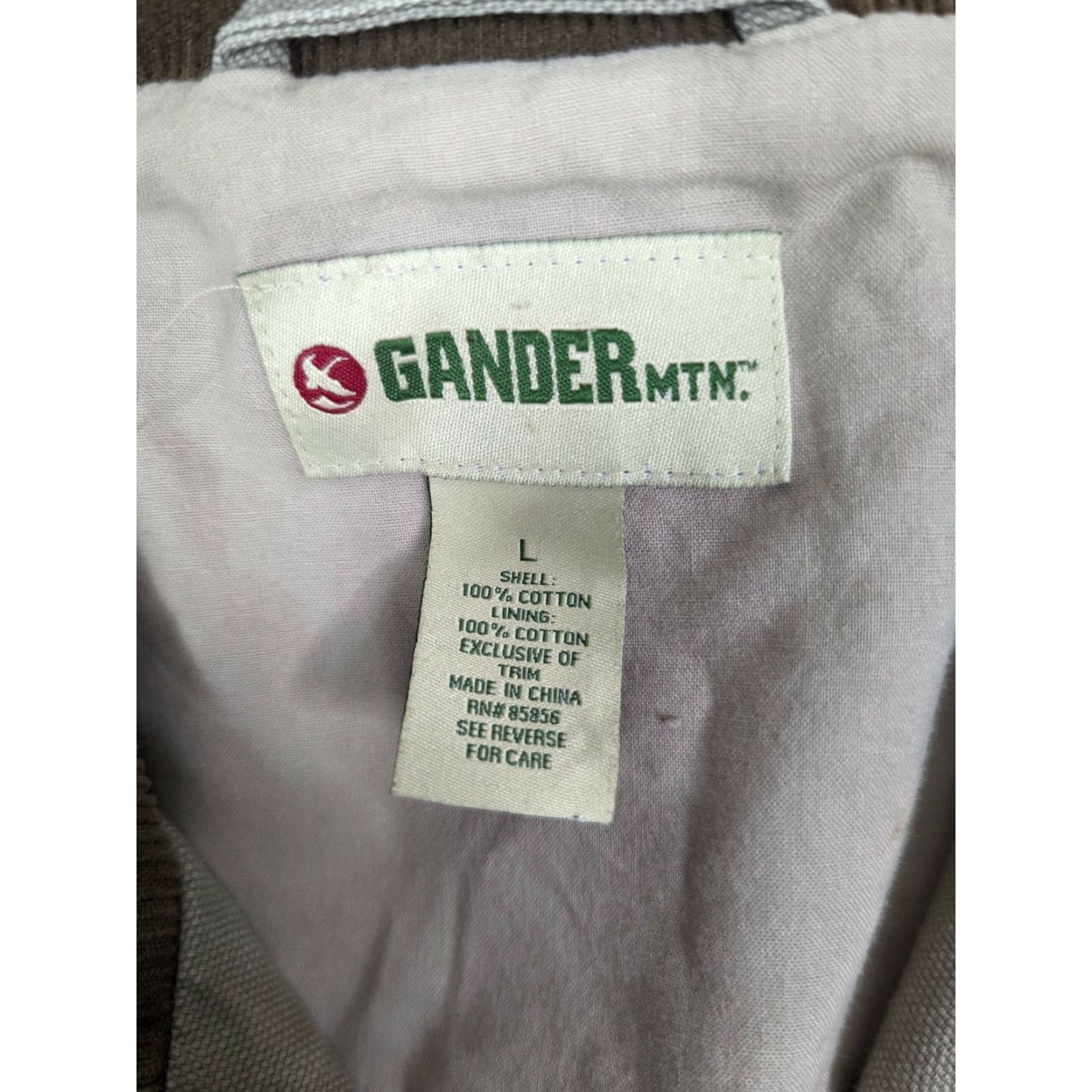 Vintage VINTAGE Gander Mountain Barn Chore Field Hunting Coat Jacket Beith Khaki Brown Large Size US L / EU 52-54 / 3 - 4 Thumbnail