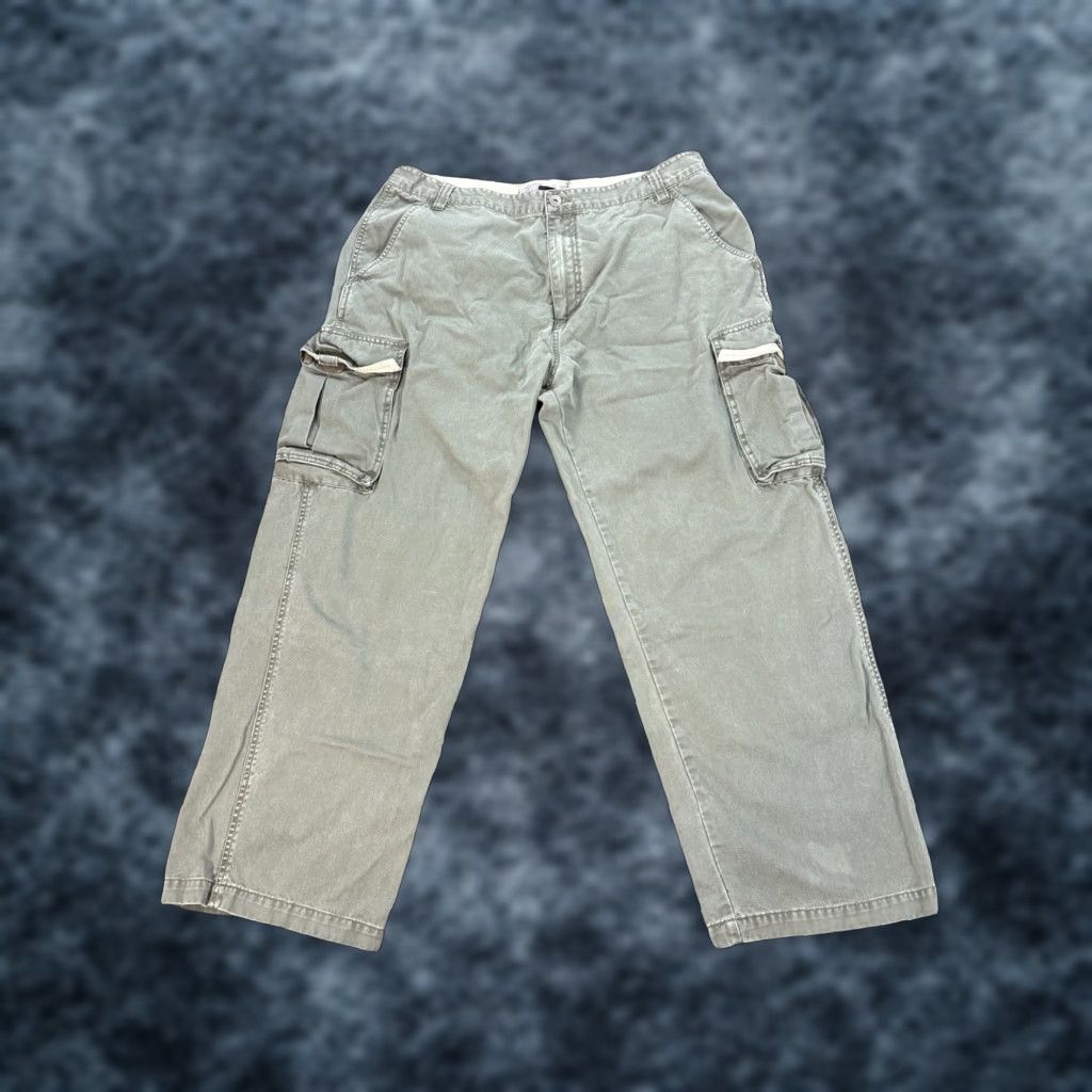 J Brand VINTAGE Plugg Cargo Pants Baggy Carpenter Grunge 34x28 Green Men Pants 34 Inseam 28 Sustainable? Size US 34 / EU 50 - 1 Thumbnail