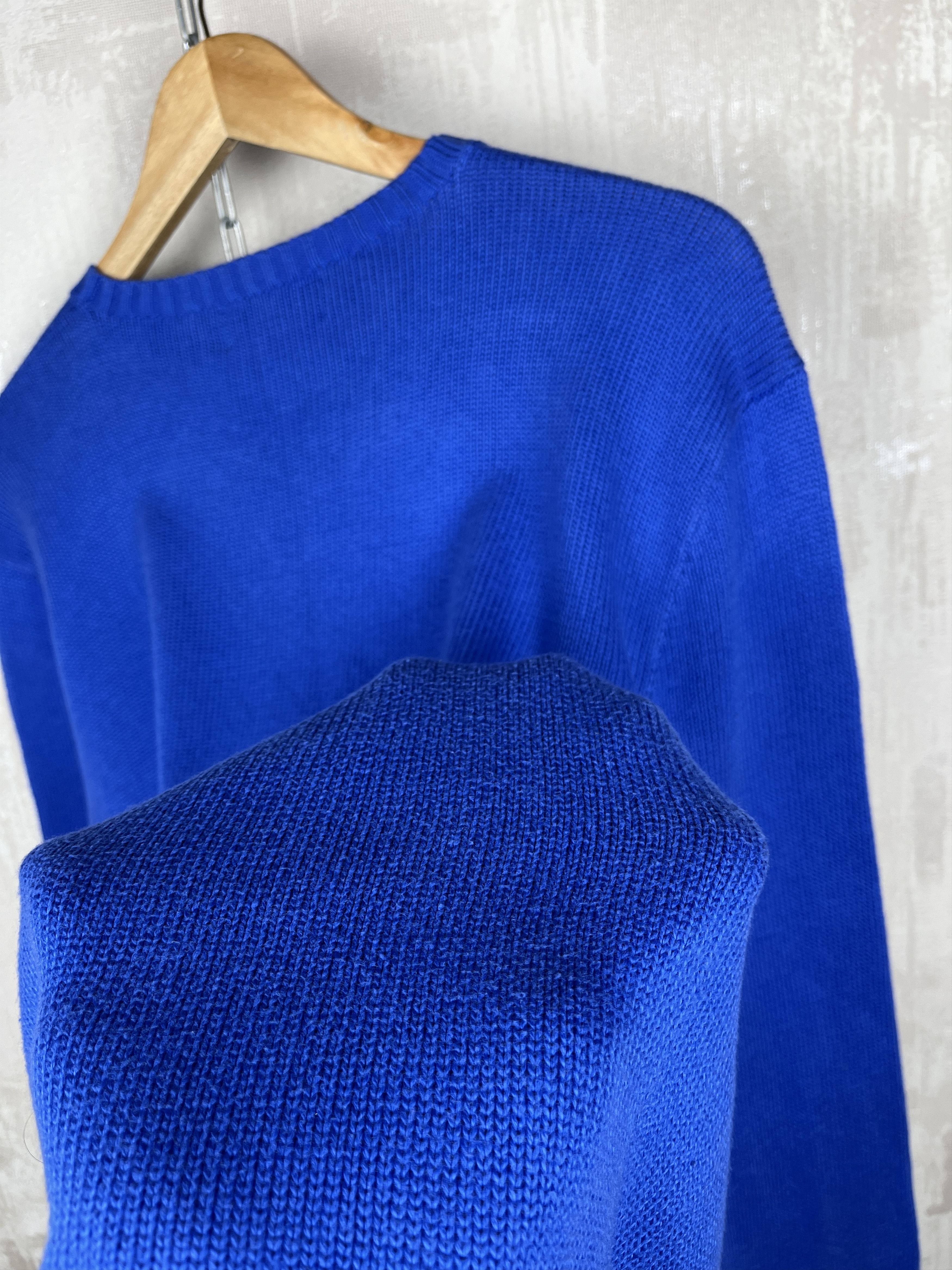 Polo Ralph Lauren × Ralph Lauren × Vintage Vintage Polo by Ralph Lauren Crew Neck Cotton Sweater Size US M / EU 48-50 / 2 - 15 Thumbnail
