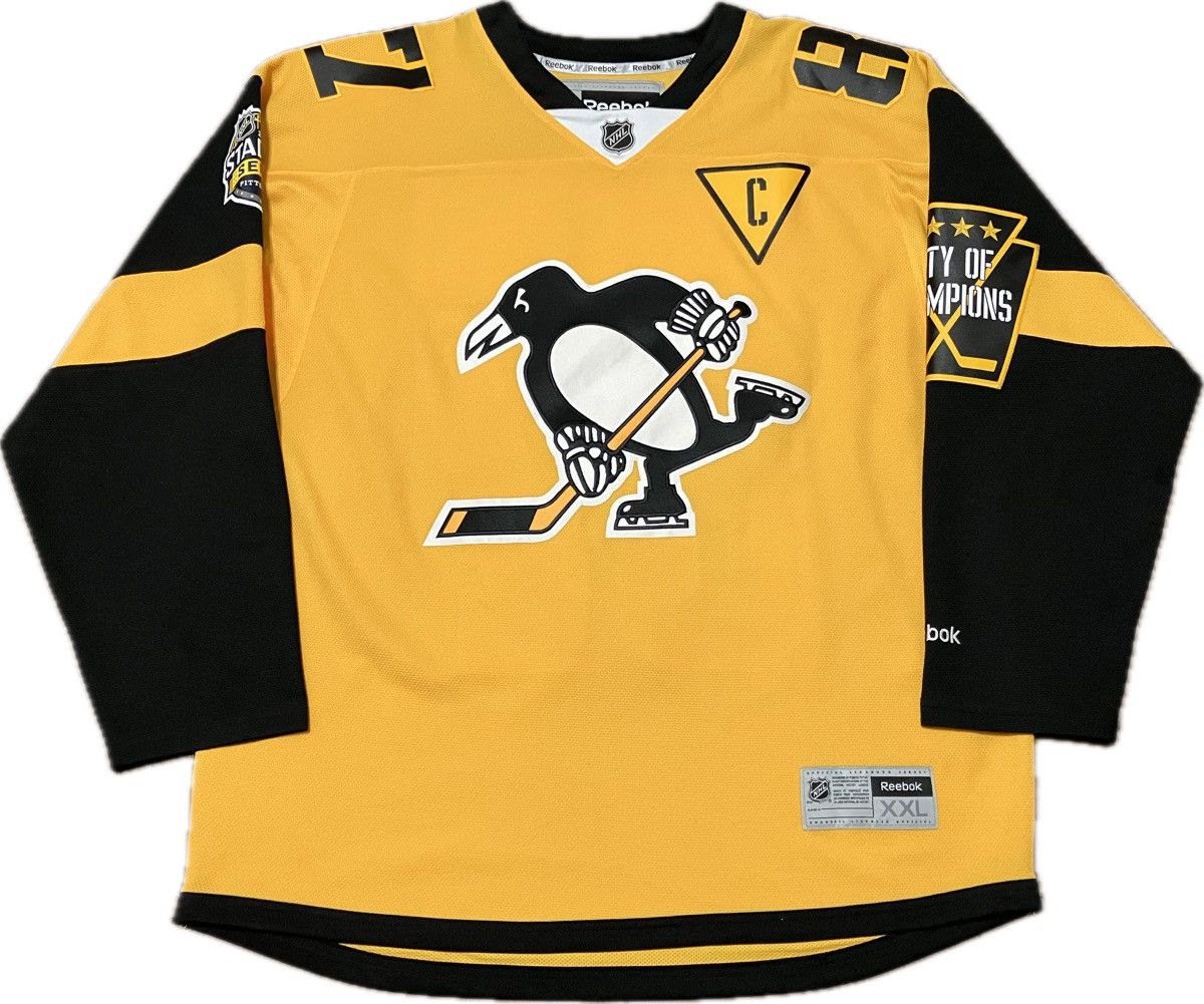 Reebok Pittsburgh Penguins Crosby 2017 SS Reebok NHL Hockey Jersey Size US XXL / EU 58 / 5 - 1 Thumbnail