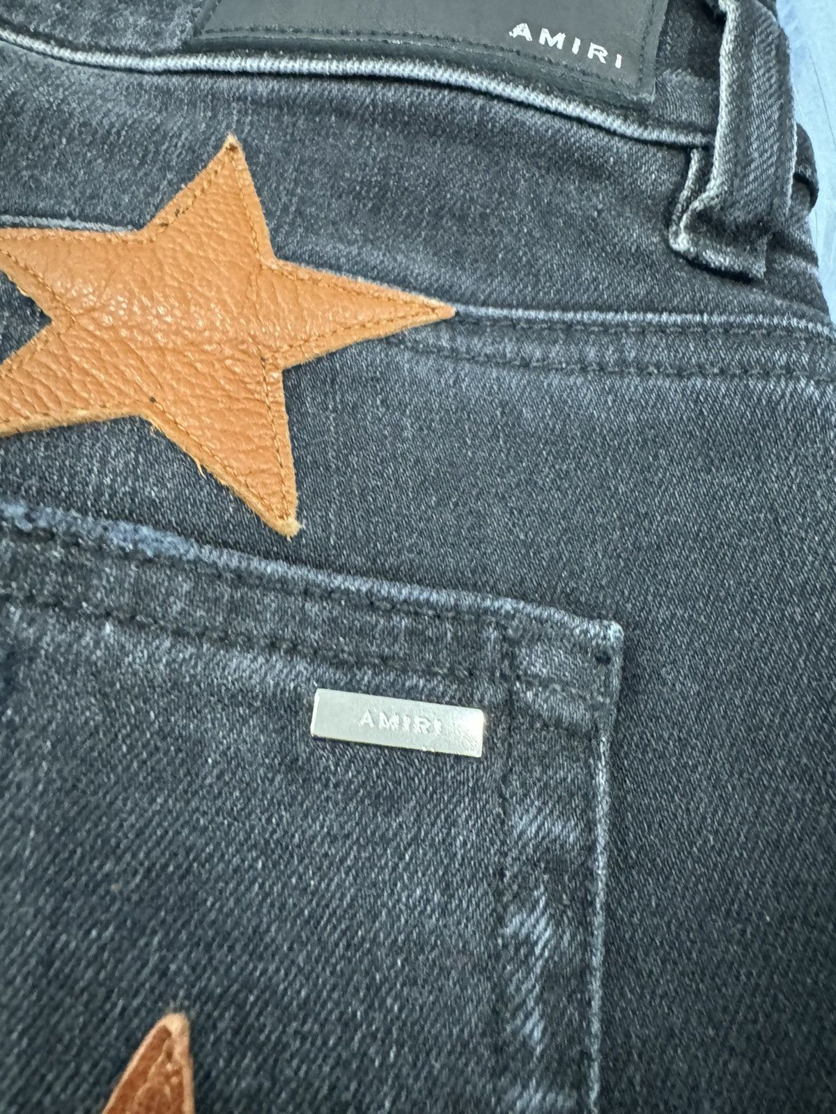 Amiri AMIRI Chemist Leather Stars Jean Orange / Black size 32 Size US 32 / EU 48 - 5 Thumbnail