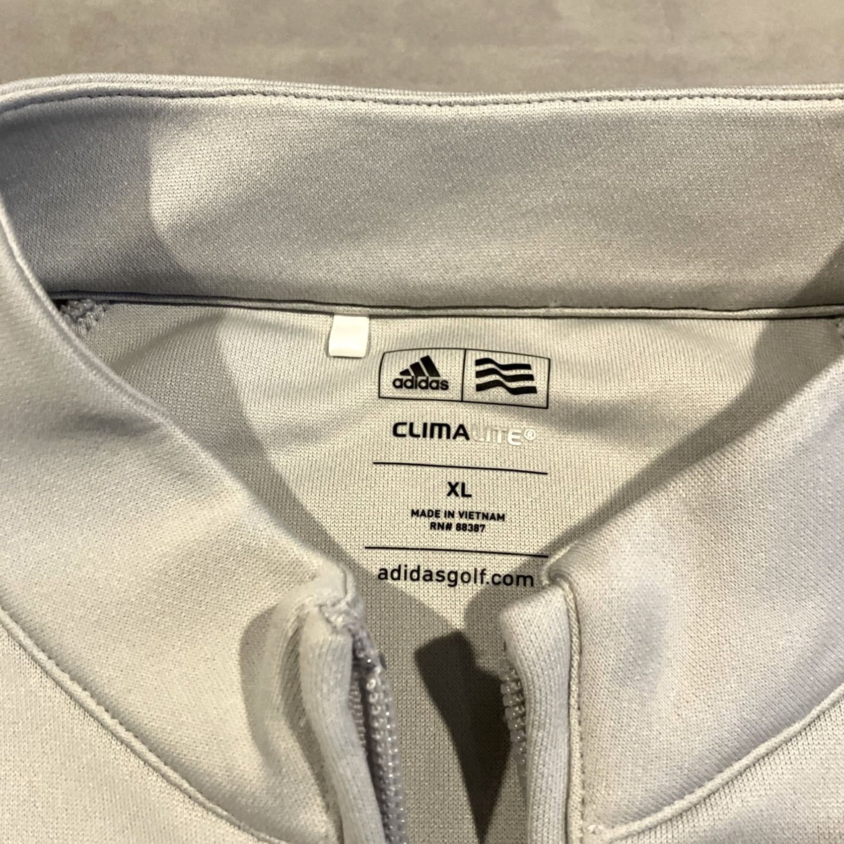 Adidas adidas Quarter Zip Pullover Racing Festival Belmont Stakes 2016 XL Gray Mens Size US XL / EU 56 / 4 - 4 Thumbnail