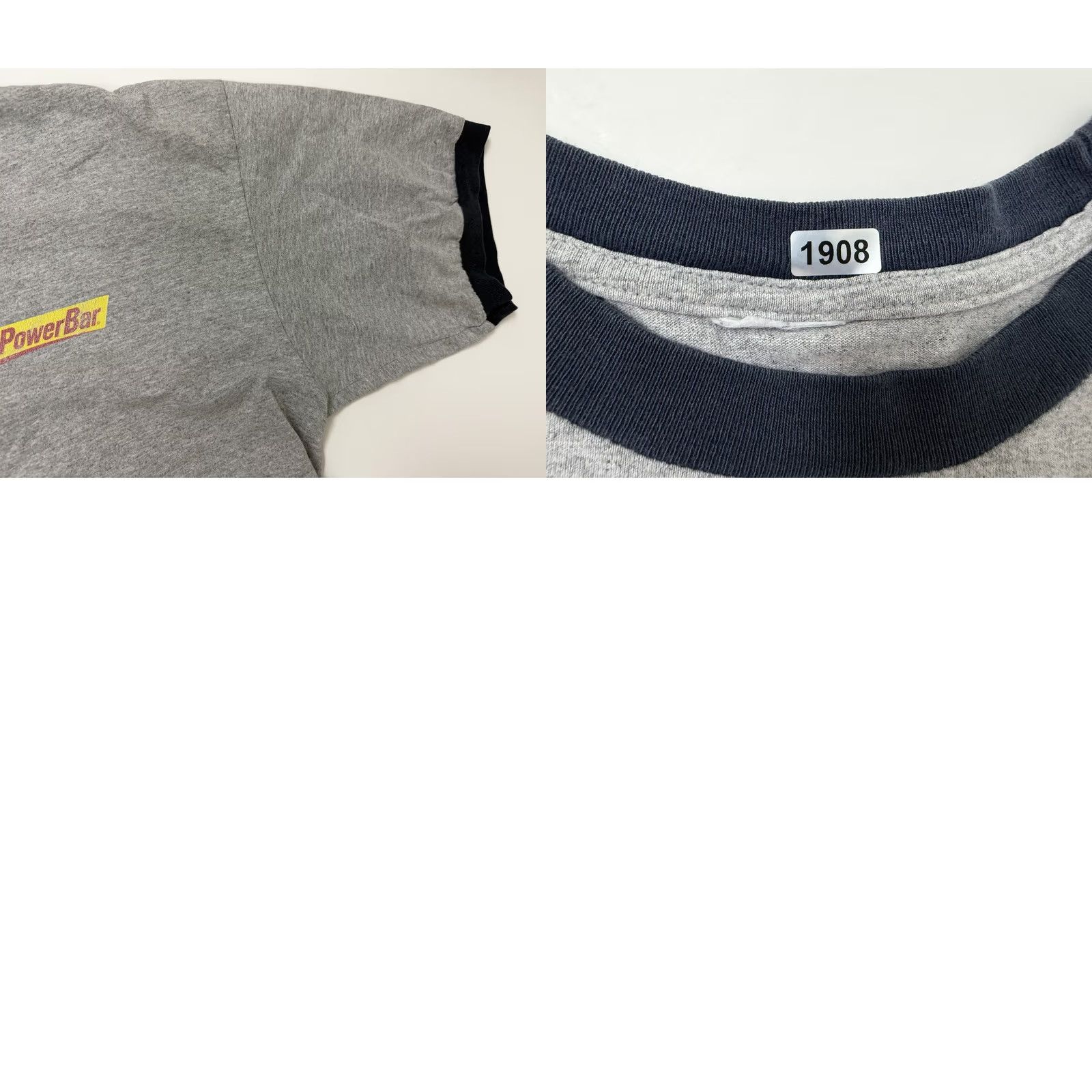 Vintage VINTAGE PowerBar Shirt XL Tour de France Energy Bar Sports Cycling Heather Gray Size US XL / EU 56 / 4 - 9 Thumbnail