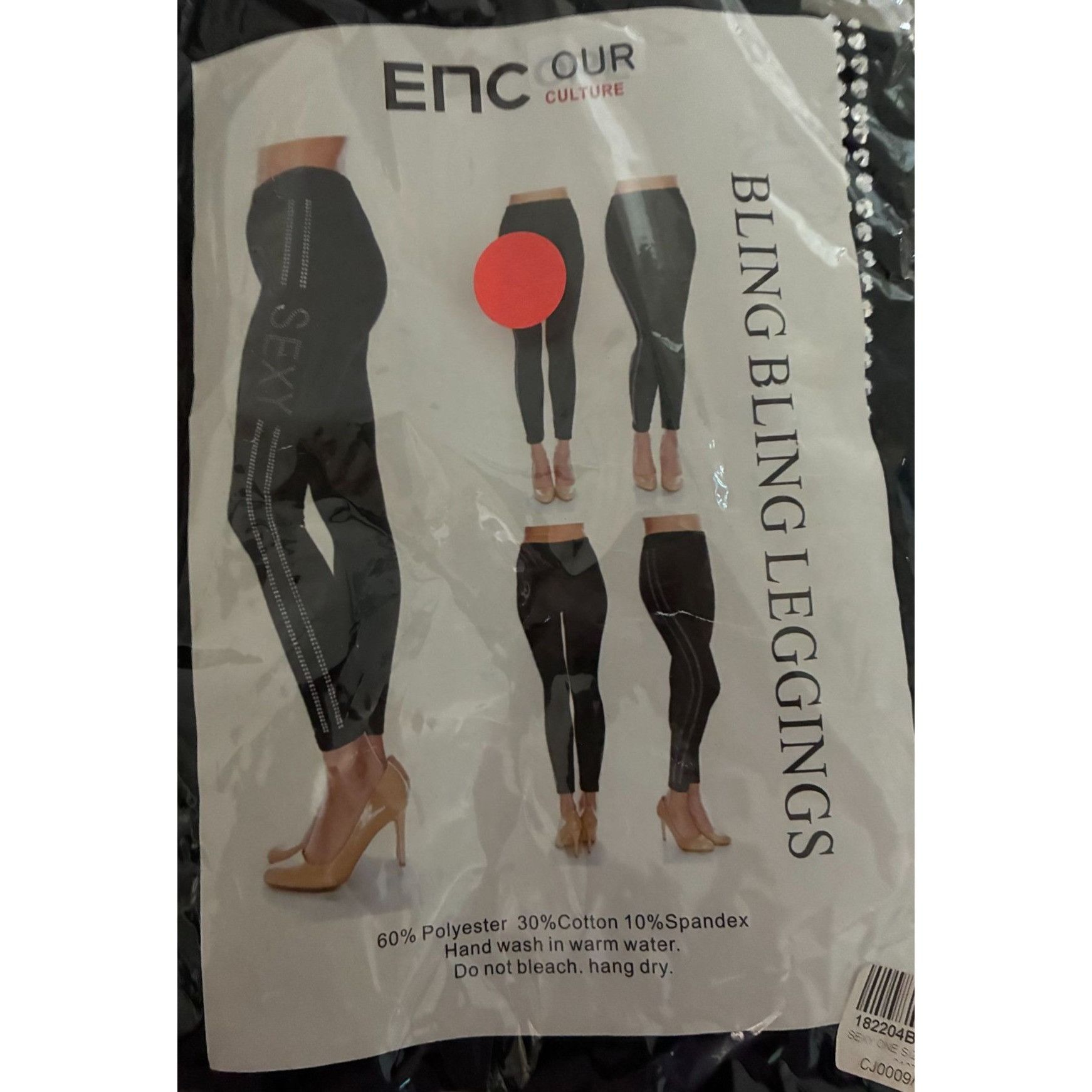 Other Elegant Bling Bling SEXY Leggings High Waist Stretch Skinny Size 30" / US 8 / IT 44 - 1 Preview