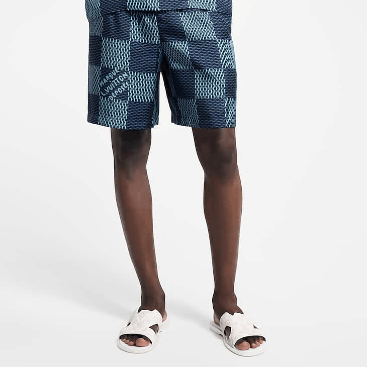 Louis Vuitton Damier Silk Shorts Size US 38 / EU 54 - 4 Thumbnail