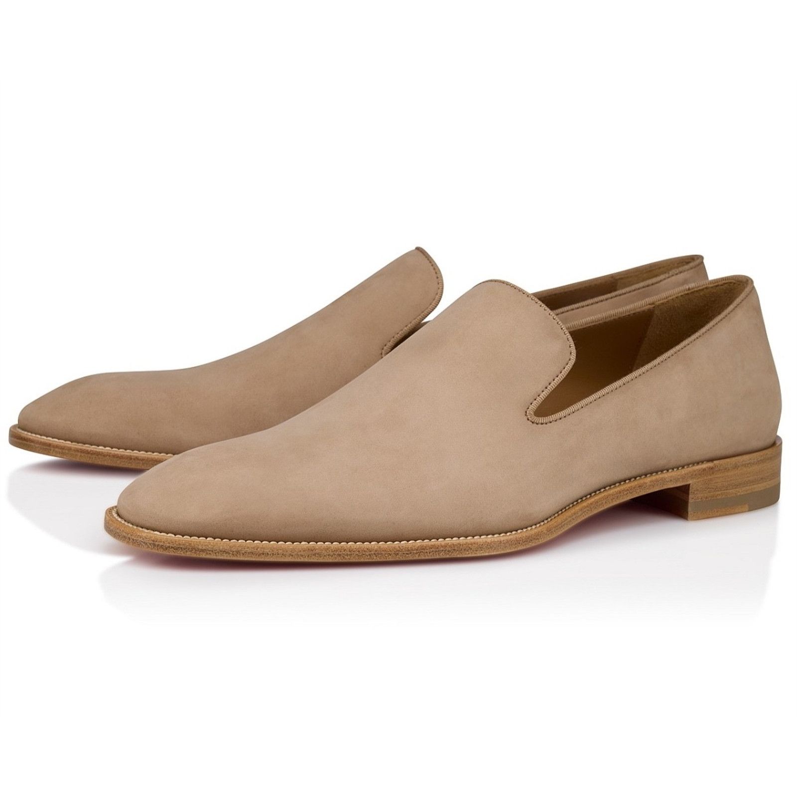 Christian Louboutin Christian Louboutin Mens Danny Flex Flat Lionne Beige 42 9 Size US 9 / EU 42 - 1 Thumbnail