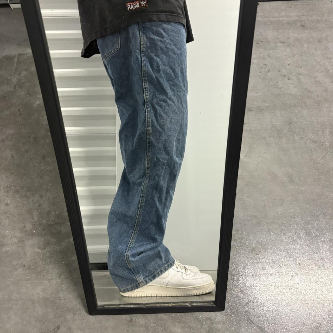 Vintage Crazy Vintage Y2K/2000s Baggy Rivet Supply Co. Medium Wash Denim Jeans! Size US 36 / EU 52 - 2 Thumbnail