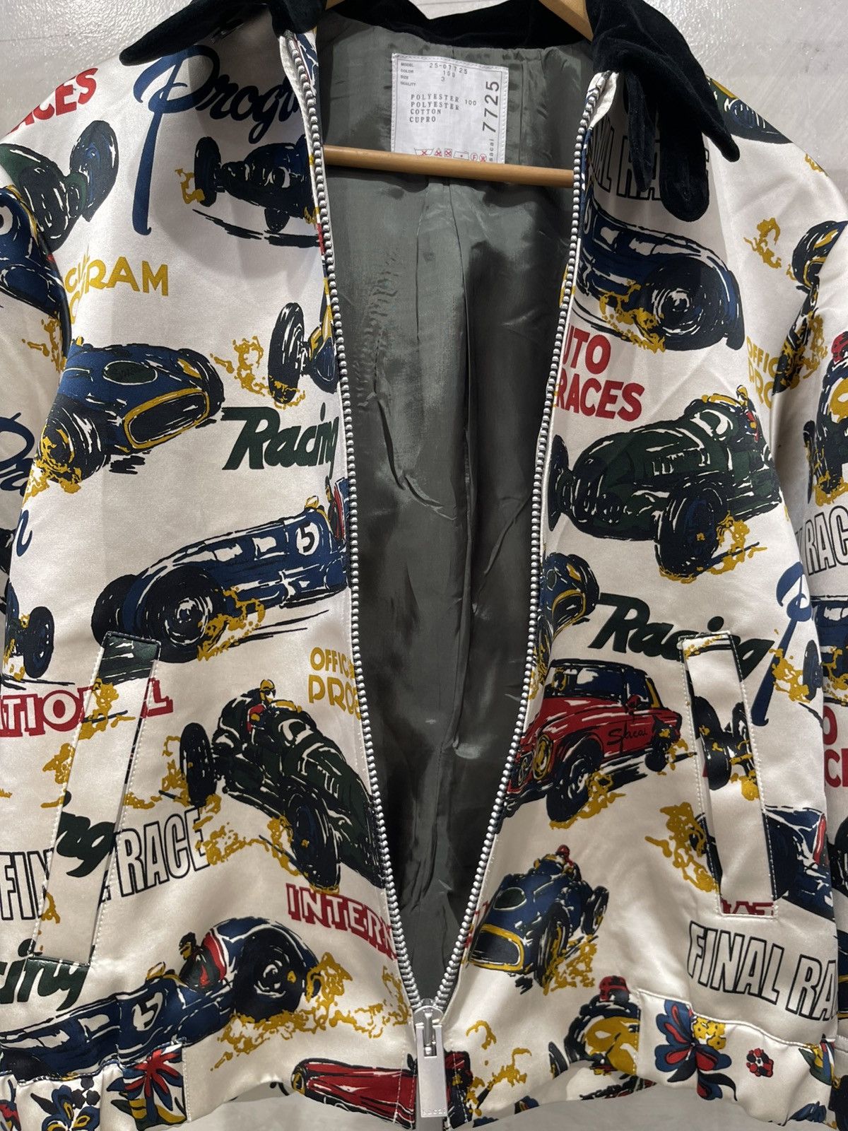 Sacai Sacai 25SS Car Race Tropical Print Jacket Size US M / EU 48-50 / 2 - 6 Thumbnail