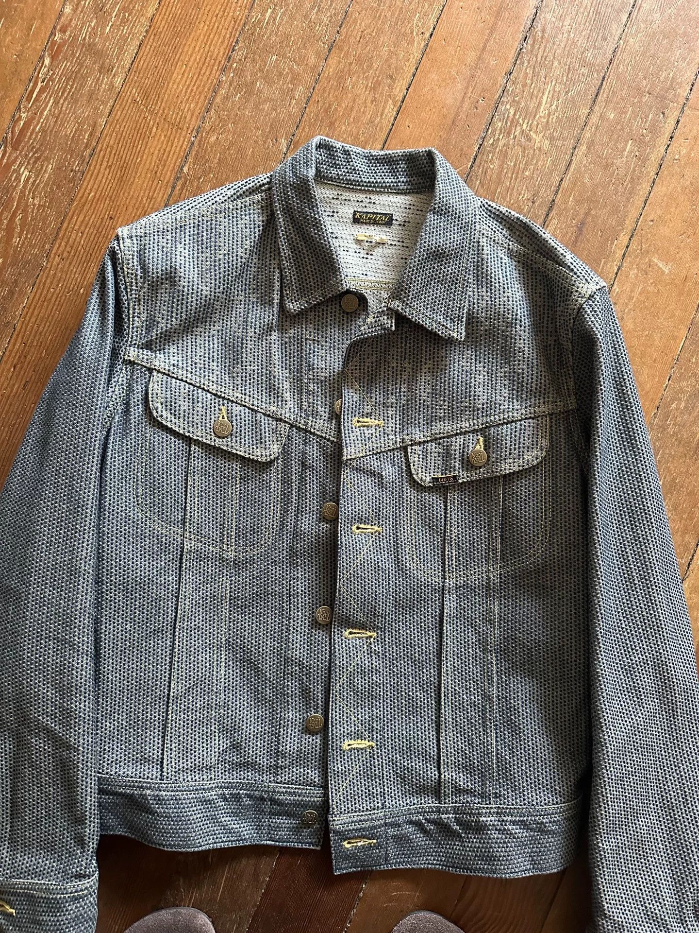 Kapital kapital刺子风暴骑士夹克 denim jacket Size US L / EU 52-54 / 3 - 1 Thumbnail
