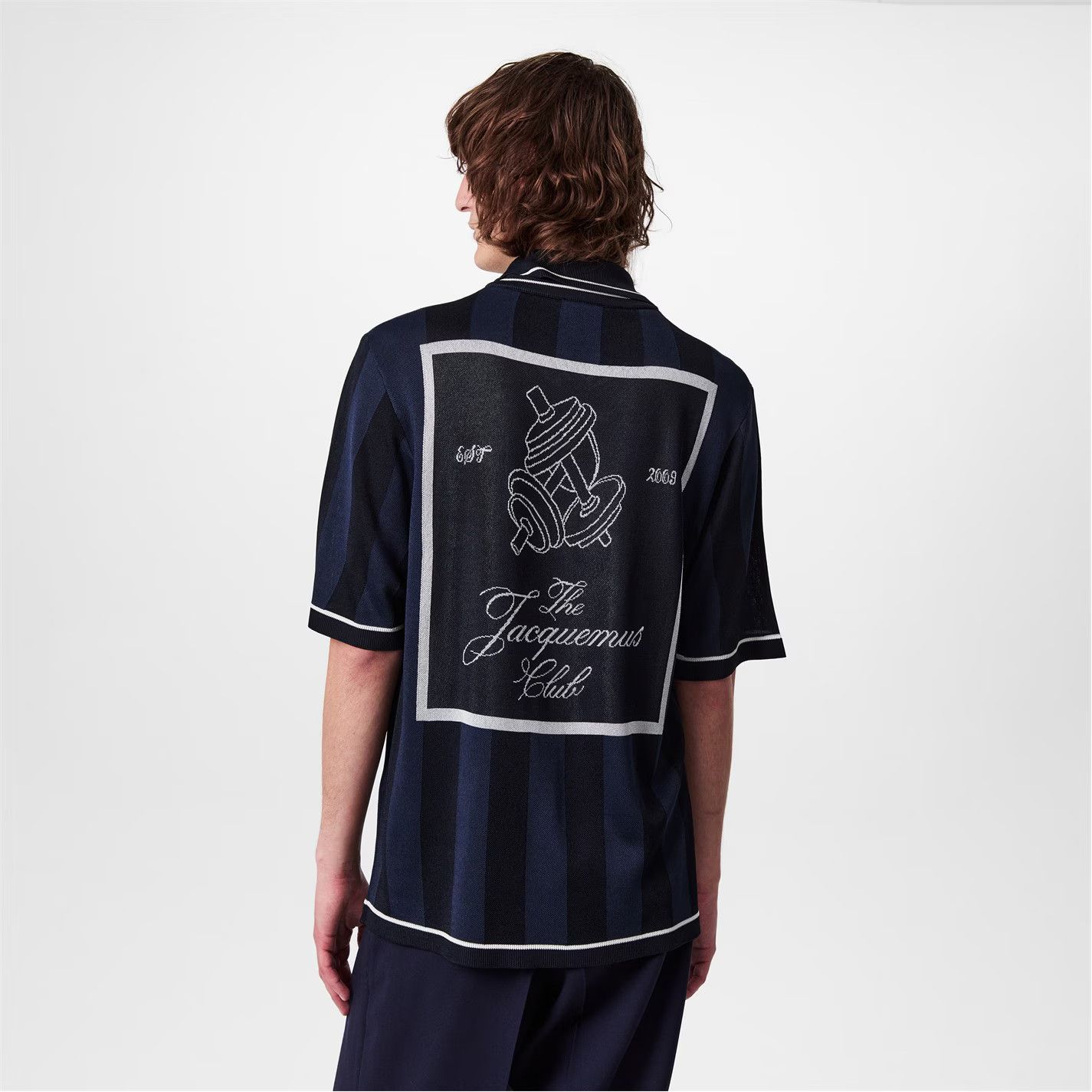 Jacquemus o1g2r1mq0426 Liga Polo Shirt in Dark Navy Size US M / EU 48-50 / 2 - 5 Thumbnail