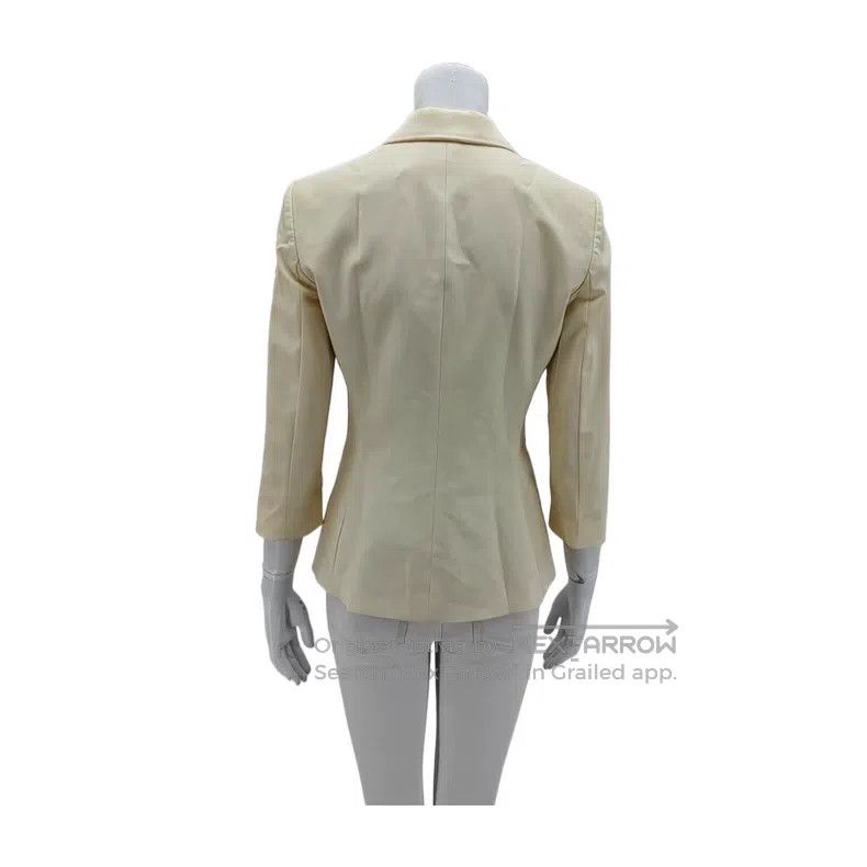 The Row The Row White wool long-sleeved mid-length suit Size M / US 6-8 / IT 42-44 - 2 Thumbnail