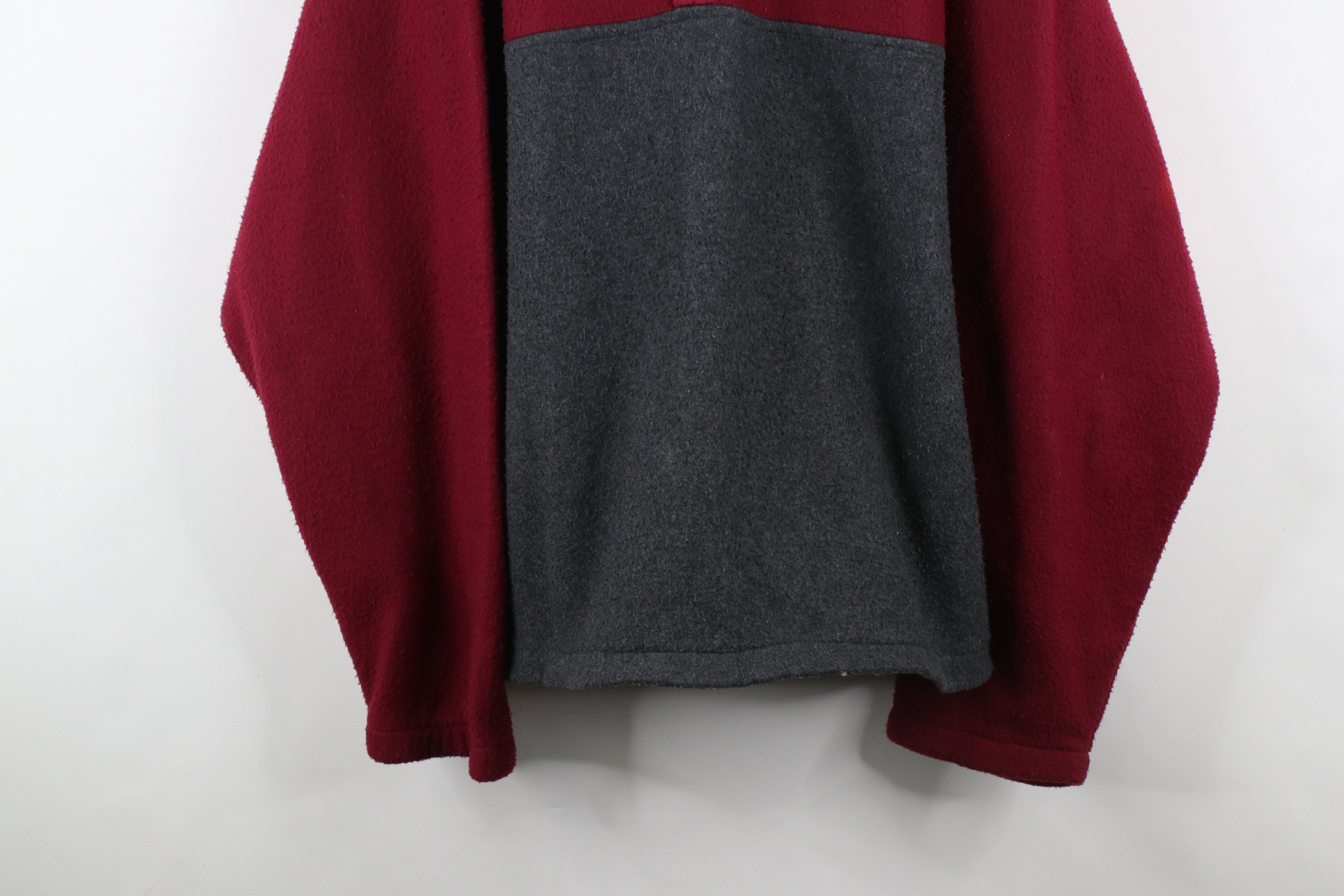 Vintage Vintage 90s Streetwear Block Snap Button Fleece Sweater Size US XL / EU 56 / 4 - 3 Thumbnail