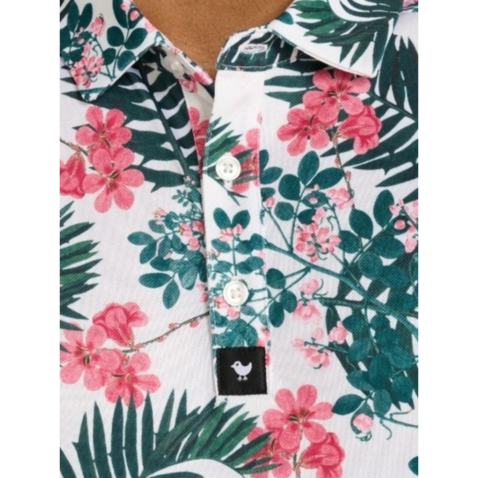 Bad Birdie Bad Birdie $99 The Arborist Polo Golf Shirt Sz XL Floral Size US XL / EU 56 / 4 - 10 Thumbnail