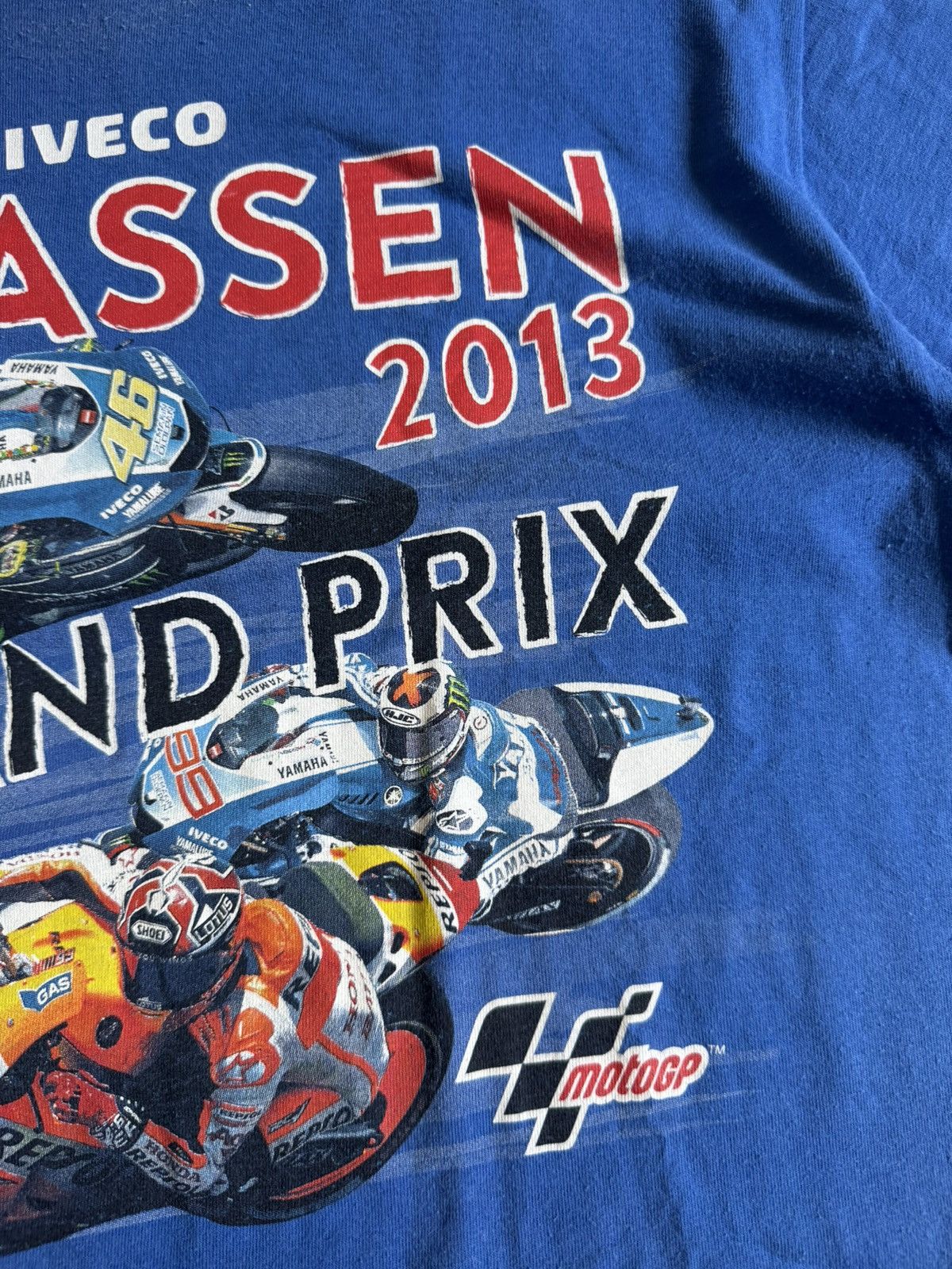 Vintage Grand Prix IVECO Motogp TT ASSEN racing 2013 tshirt tee 00s Size US L / EU 52-54 / 3 - 11 Thumbnail