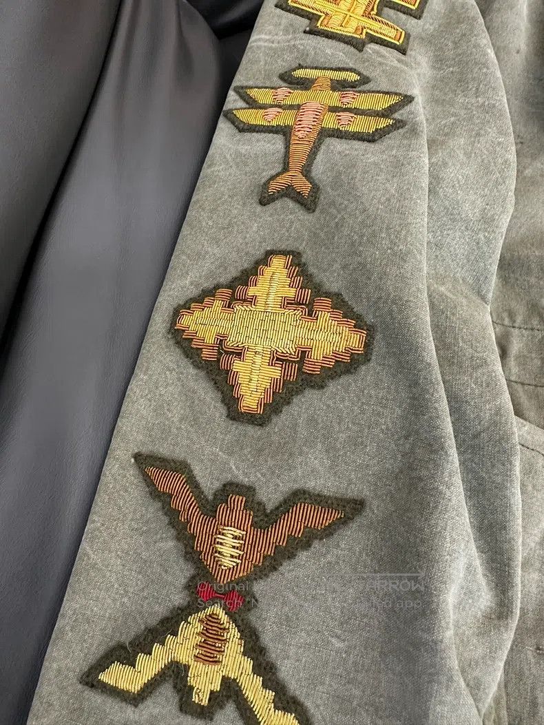 READYMADE Ready Made Gold Thread Embroidery, M-65 Military Jacket, A Size US L / EU 52-54 / 3 - 2 Thumbnail