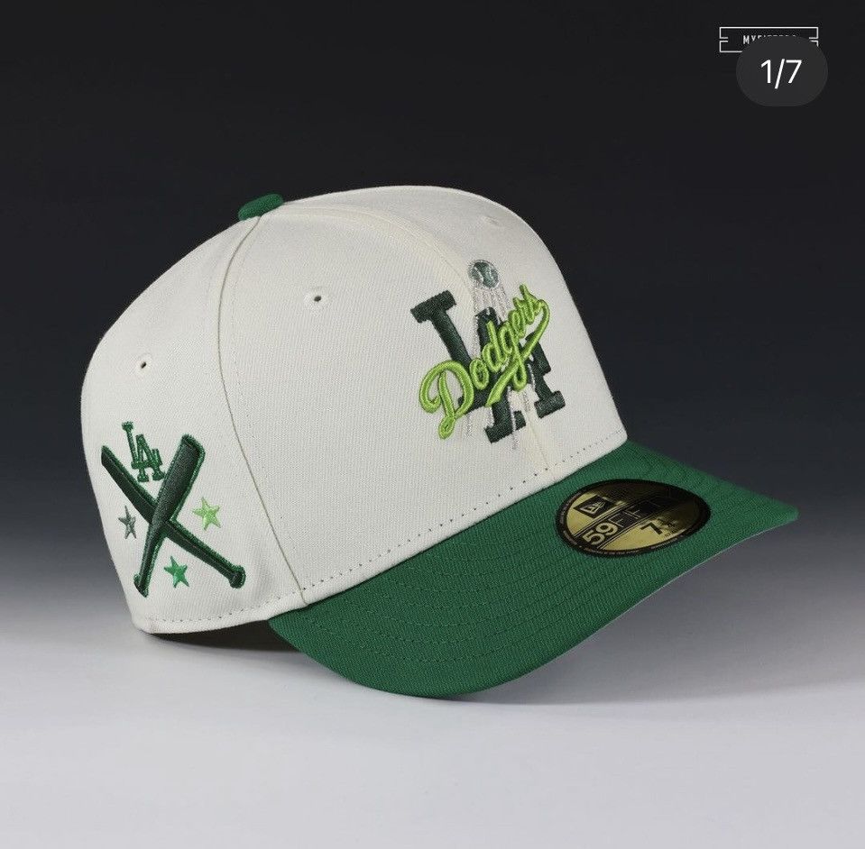image of Myfitteds Los Angeles Dodgers Brother Louie Of 3 Inspo S in White, Men's