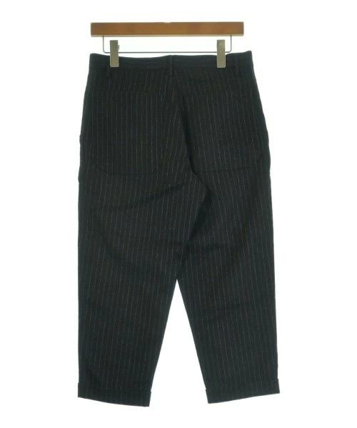 Comme des Garcons Black Cropped Striped Wool Long Pants Size US 30 / EU 46 - 2 Thumbnail