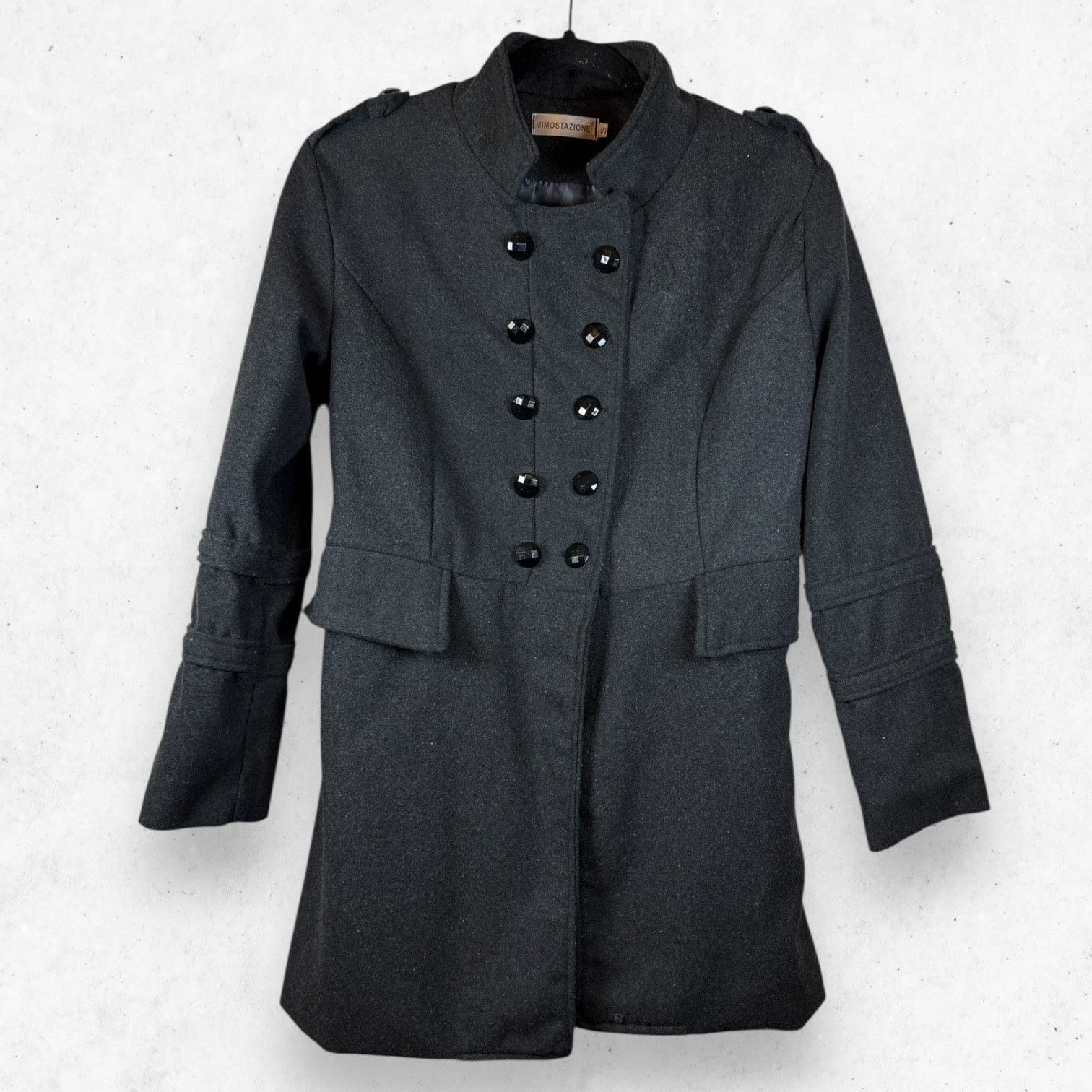 Other Mimostazione Double Breasted Military Style Coat Women's S Size S / US 4 / IT 40 - 1 Thumbnail