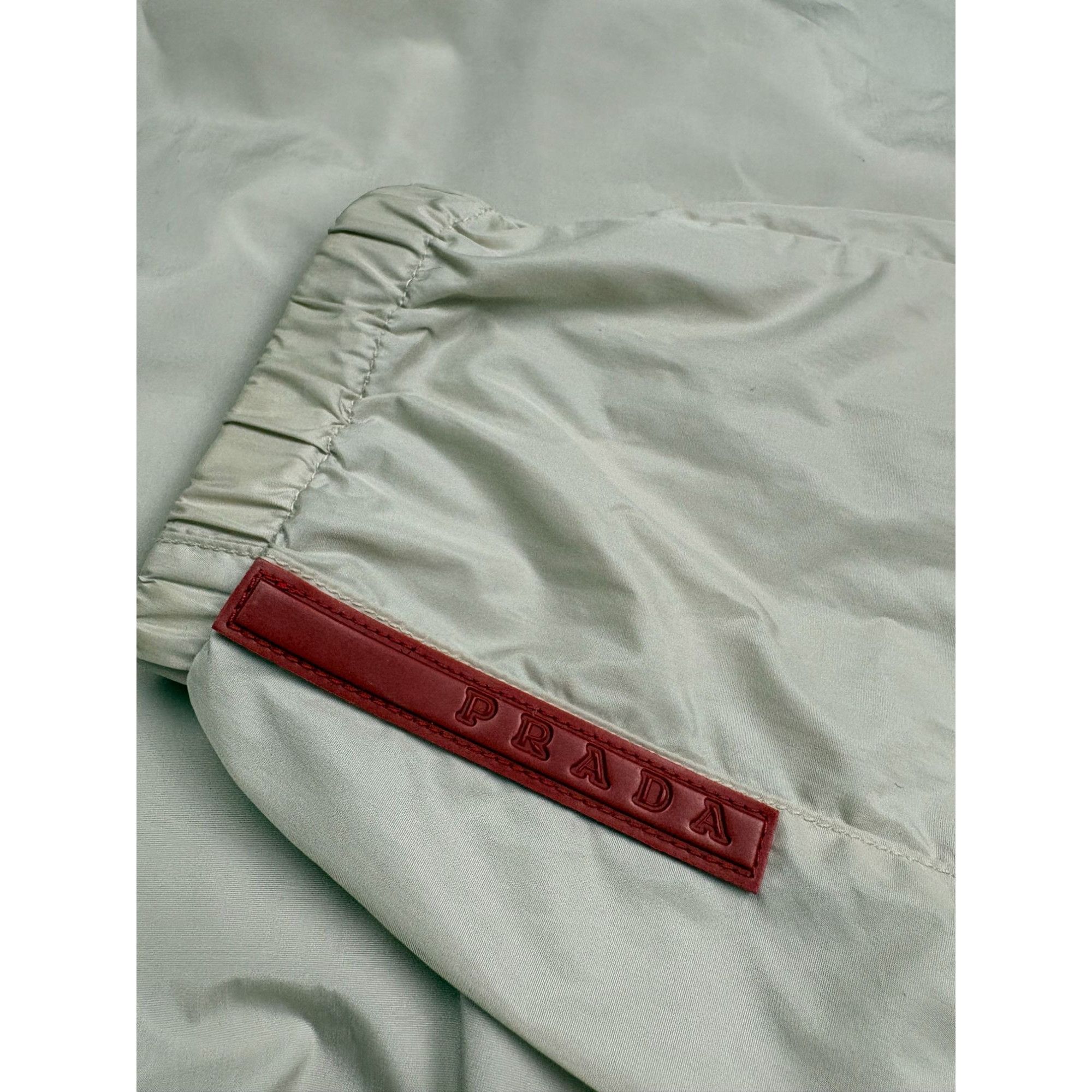 Prada Authentic PRADA Milano Vintage Nylon Women Jacket Beige - Si Size S / US 4 / IT 40 - 7 Thumbnail