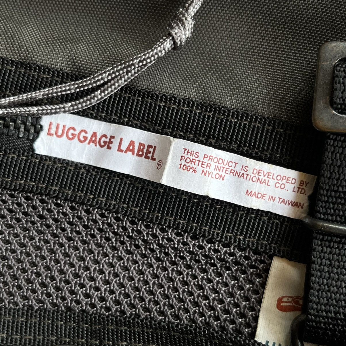 Porter Vintage Luggage Label Military Expandable Messenger Bag Size ONE SIZE - 11 Thumbnail