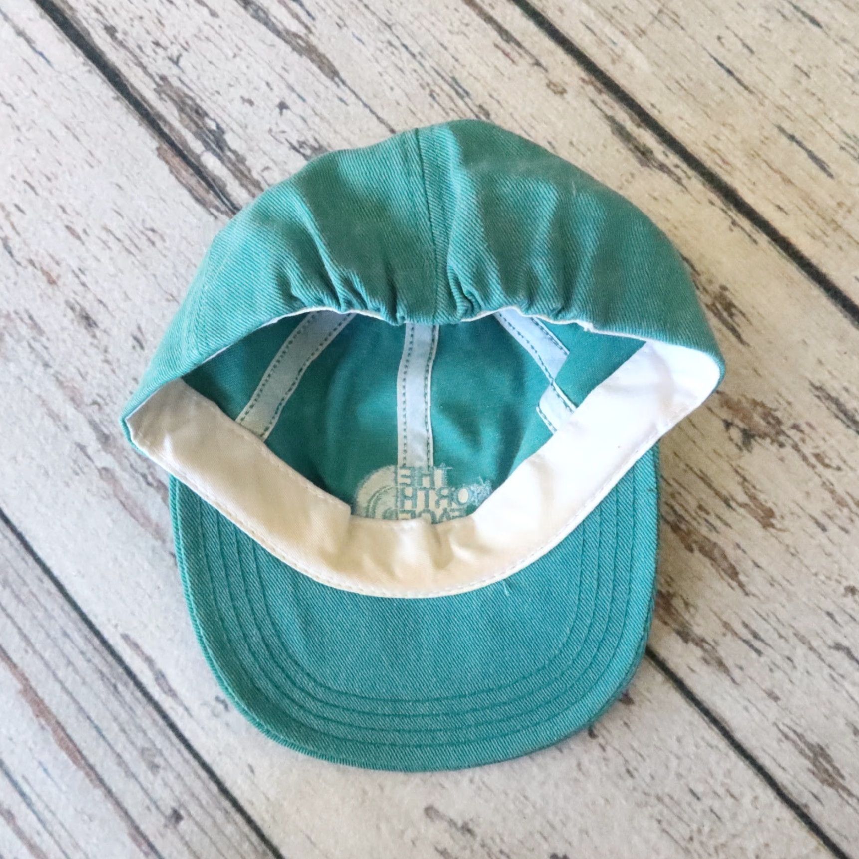 The North Face VINTAGE The North Face Hat Men One Size Fits All Elastic Fitted Snapback Blue 90s Size ONE SIZE - 3 Thumbnail