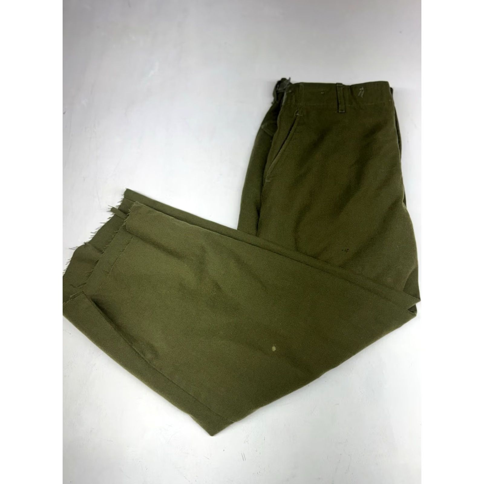 Vintage VINTAGE U.S. Army M-1951 Wool Field Trousers Green M Mens Pants Straight Leg 34in Inseam Size US 31 - 2 Thumbnail