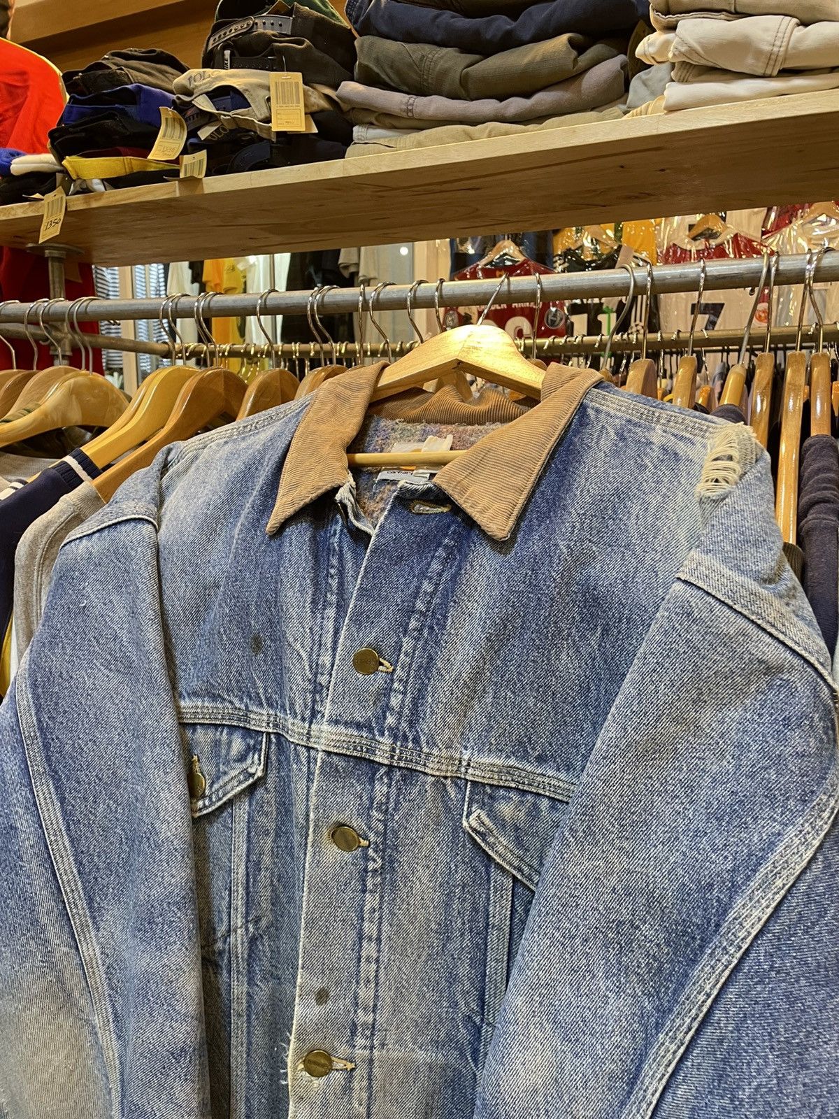 Carhartt Vintage Carhartt Denim Jacket Size US L / EU 52-54 / 3 - 2 Thumbnail